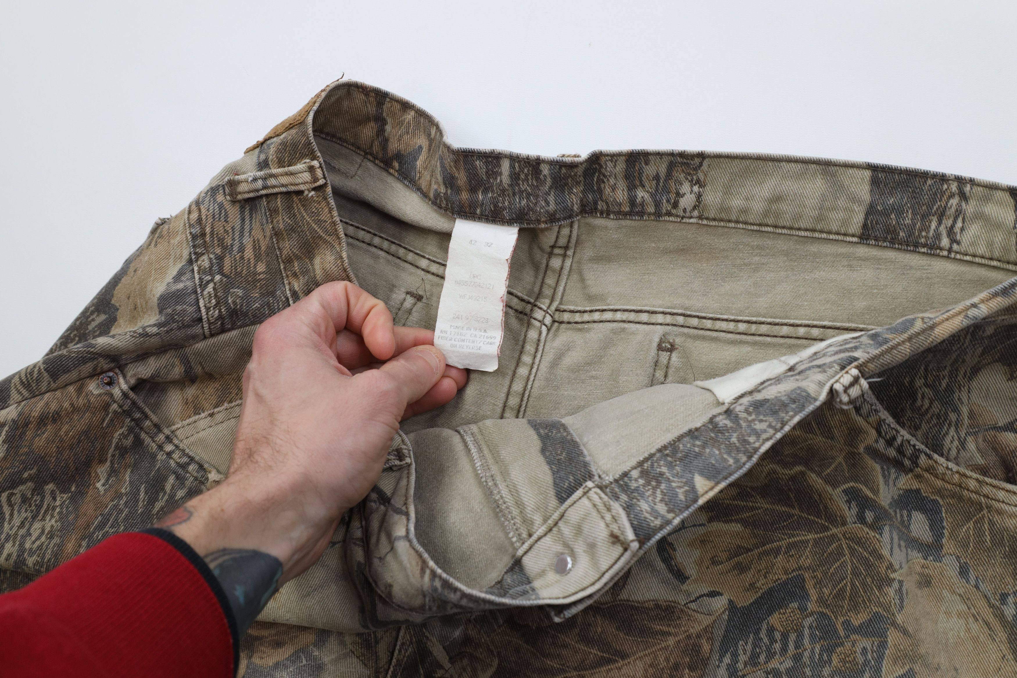 Vintage Vintage 90s Streetwear Camouflage Wide Leg Jeans USA Size US 42 / EU 58 - 9 Thumbnail