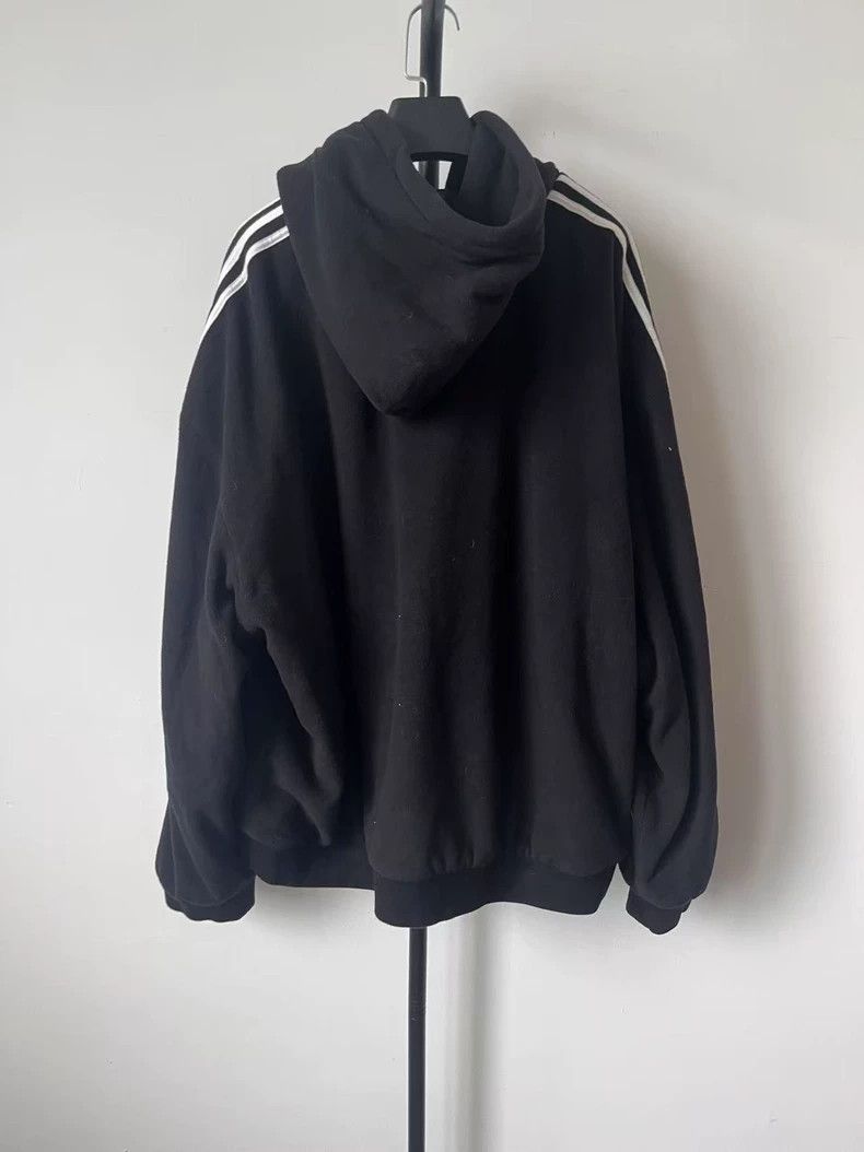 Balenciaga Balenciaga Logo printed zip-up hooded sweatshirt with side Size US XXS / EU 40 - 2 Thumbnail