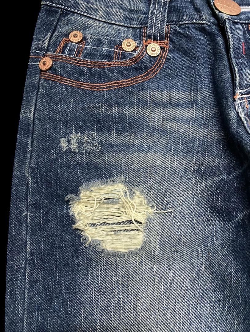Vintage Vintage 90s Blue Moon Blue Mudwash Patchwork Distressed Size US 28 / EU 44 - 6 Thumbnail