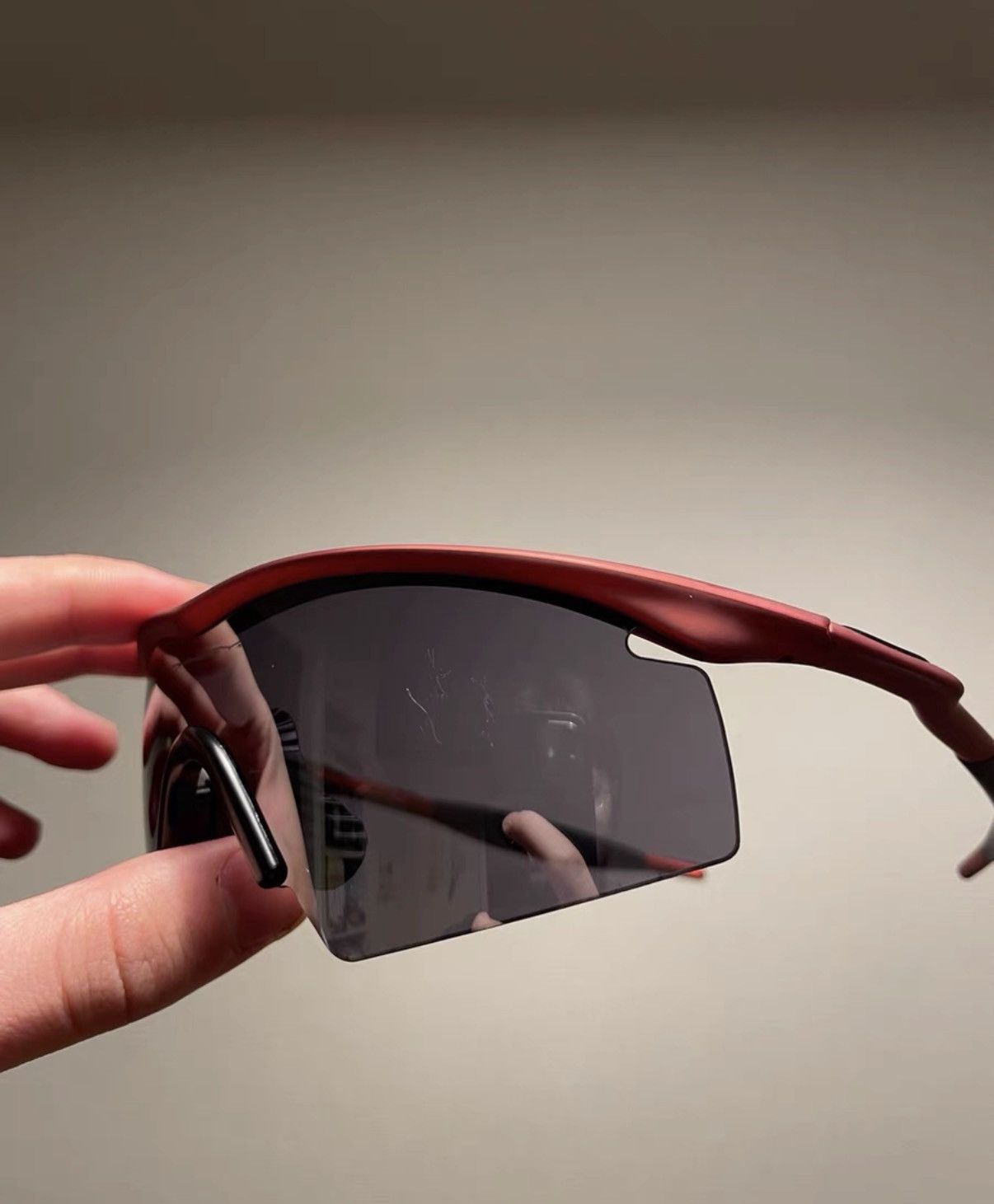 Oakley Oakley M Frame Metallic Red Sports Sunglasses K24 Size ONE SIZE - 5 Thumbnail