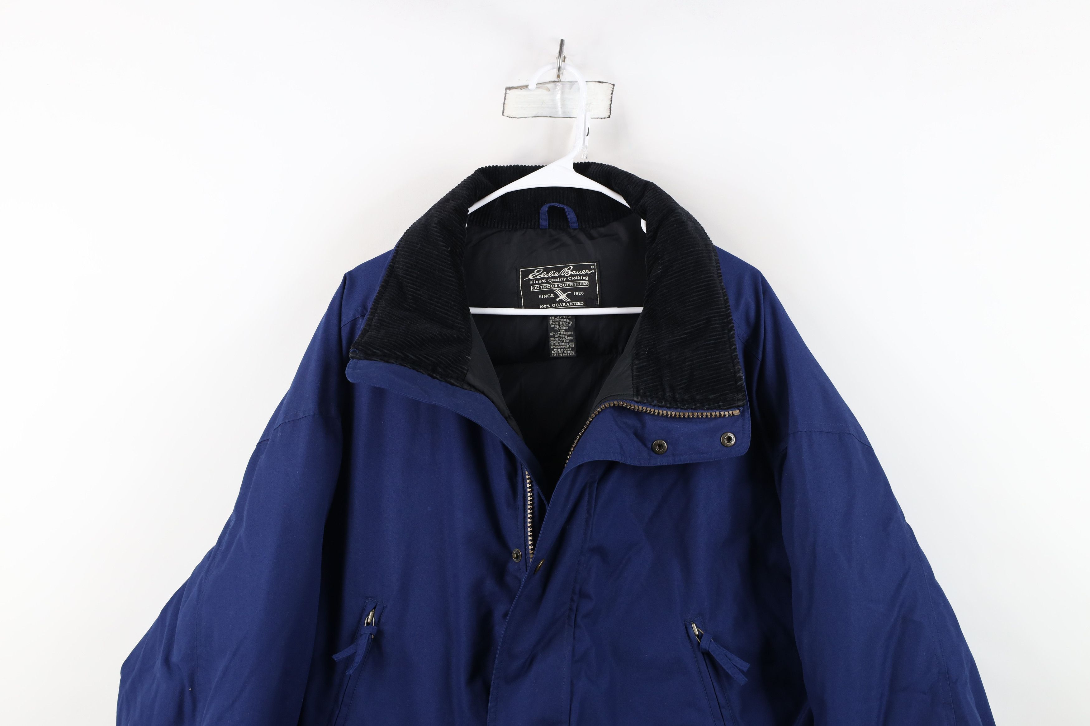 Eddie Bauer Vintage 90s Eddie Bauer Duck Down Winter Puffer Parka Jacket Size US XXL / EU 58 / 5 - 2 Thumbnail