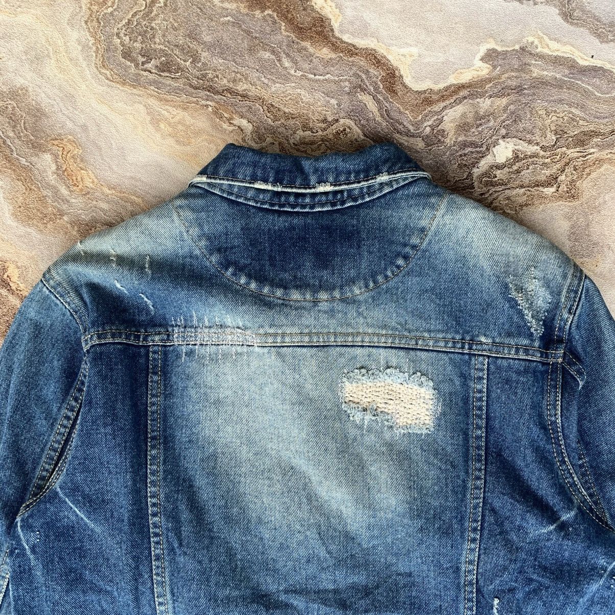 20471120 One Point Type 1 Distressed Denim Jacket Size US M / EU 48-50 / 2 - 10 Thumbnail