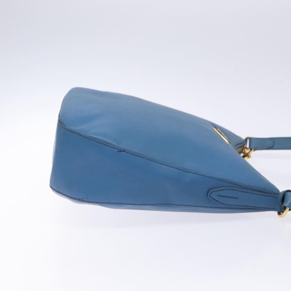 Prada PRADA Shoulder Bag Leather Blue Gold Size ONE SIZE - 4 Thumbnail