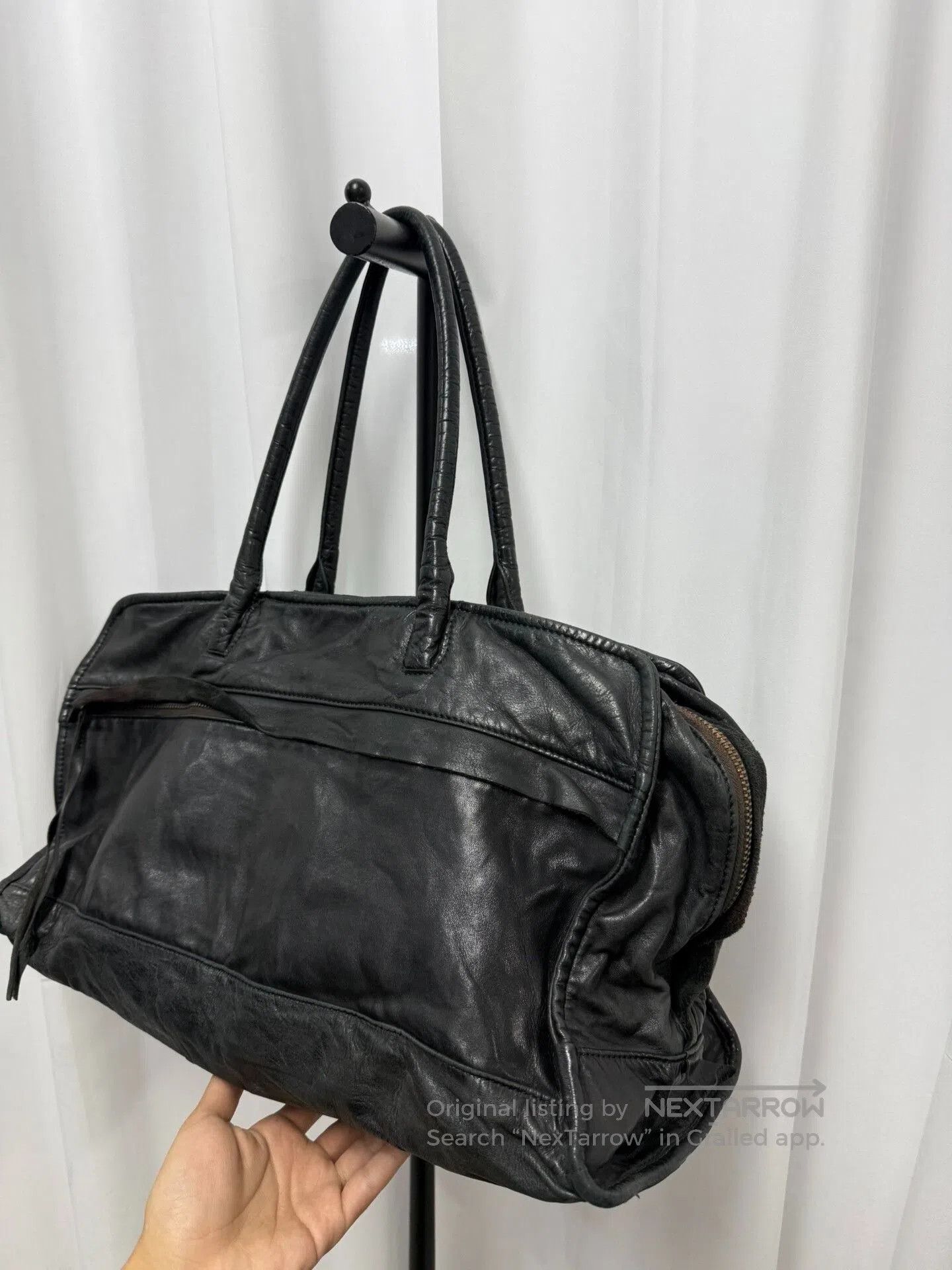 Yohji Yamamoto Yohji Yamamoto Leather Boston Bag. Size ONE SIZE - 3 Thumbnail