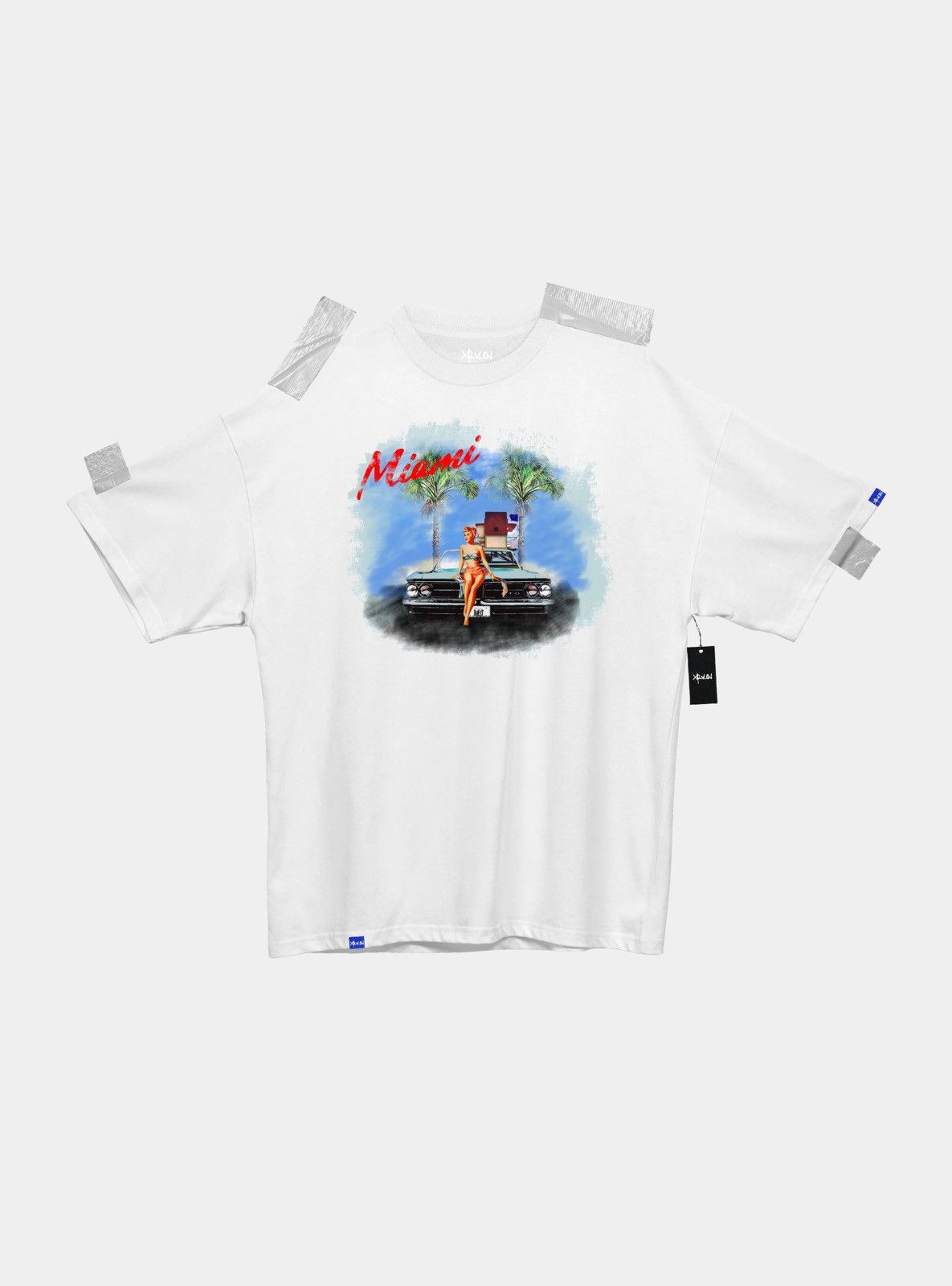 Designer × Vintage Xrylon- Miami Premium Tee Size US L / EU 52-54 / 3 - 1 Thumbnail