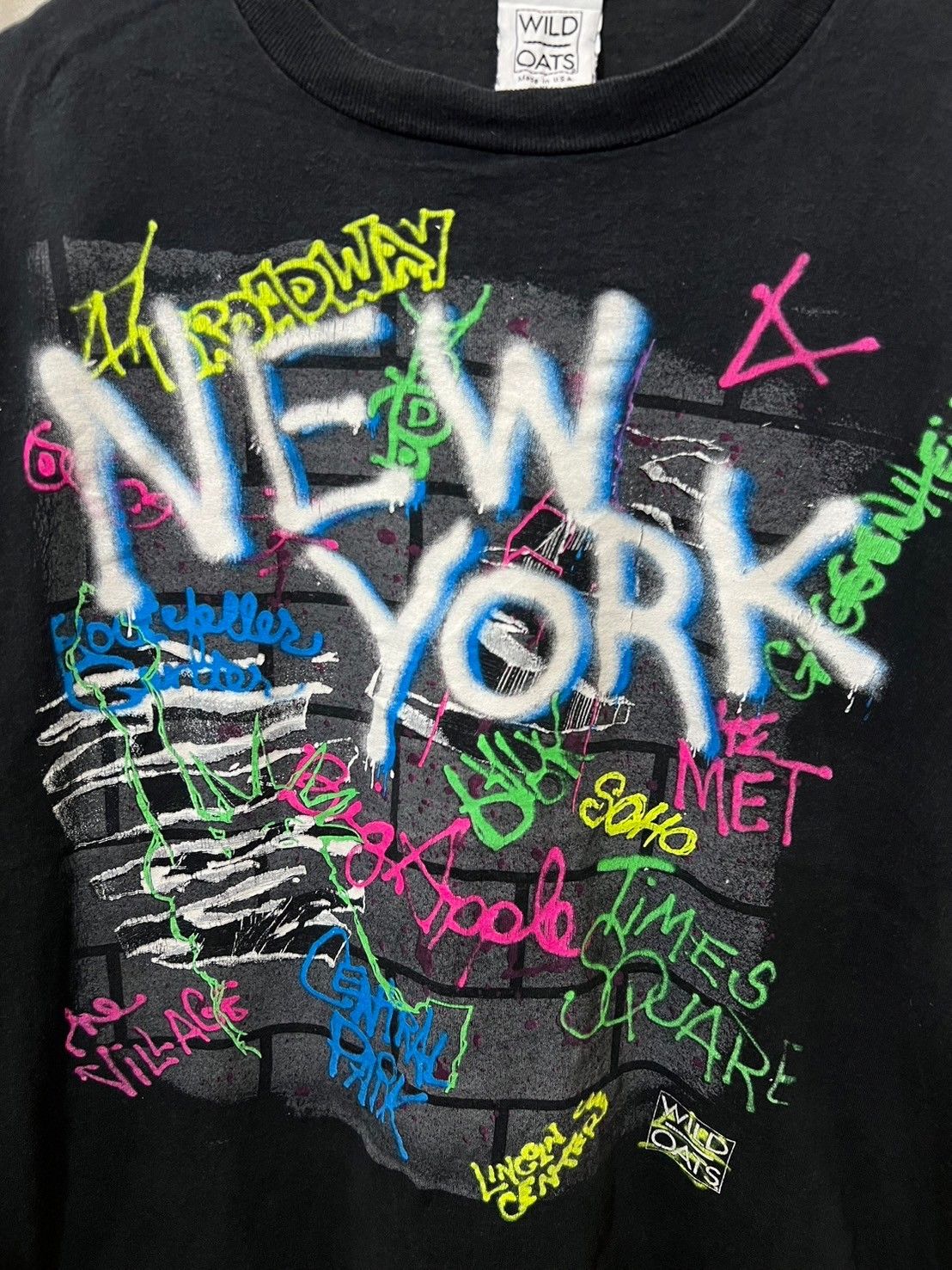 Vintage Vintage 90’s Wild Oats New York Graffiti shirt BN Size US XL / EU 56 / 4 - 3 Thumbnail