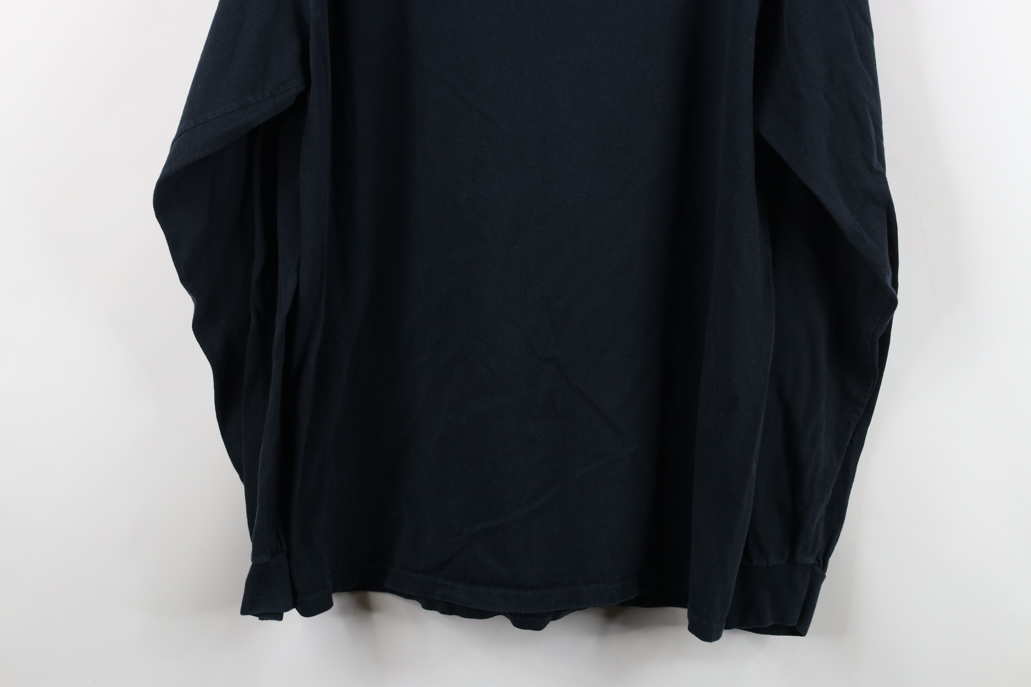 Vintage Vintage 90s Y2K Streetwear Cotton Long Sleeve T-Shirt Black Size US L / EU 52-54 / 3 - 13 Thumbnail