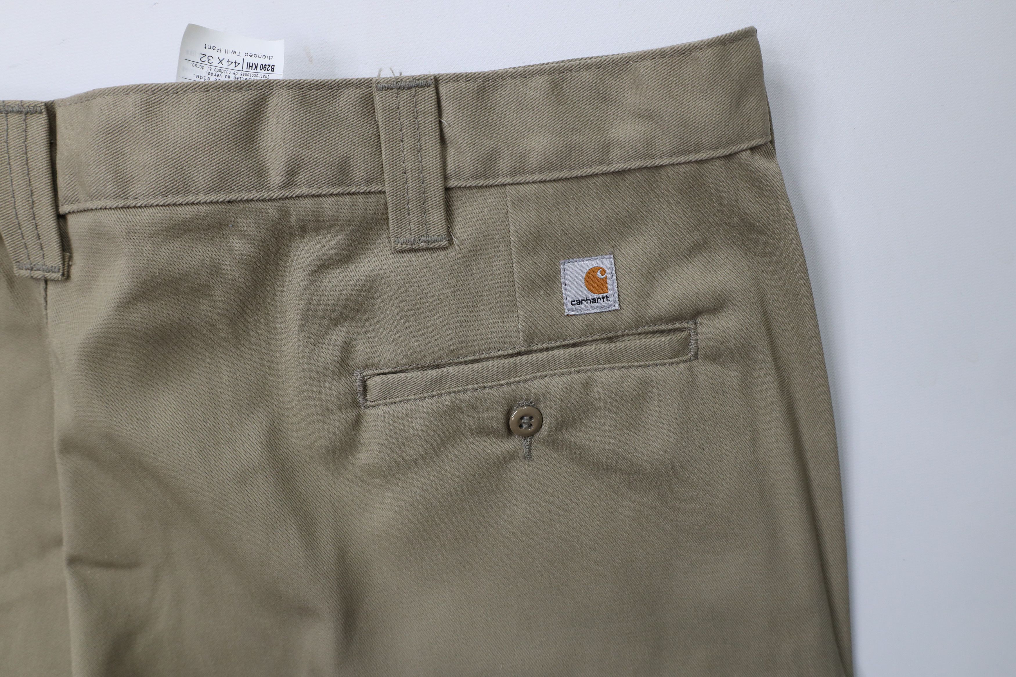 Carhartt × Vintage Vintage 90s Carhartt Blended Twill Wide Leg Pants Khaki Size US 44 / EU 60 - 12 Thumbnail