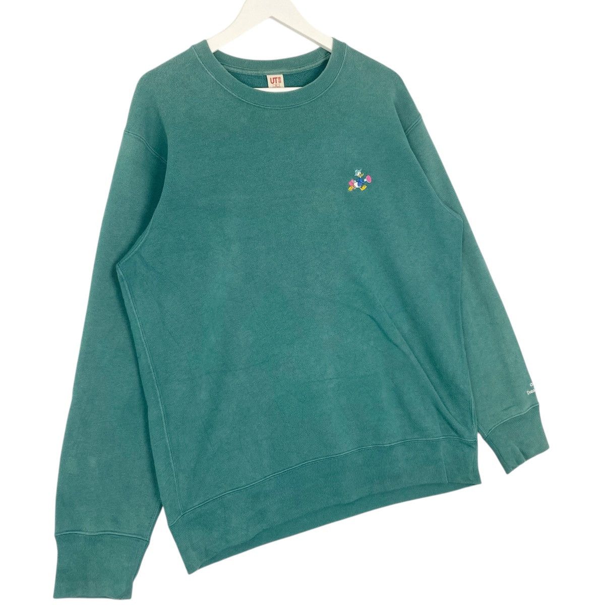 Vintage Vintage Uniqlo Donald Embroidered Crewneck Sweatshirt Green Size XL / US 12-14 / IT 48-50 - 3 Thumbnail