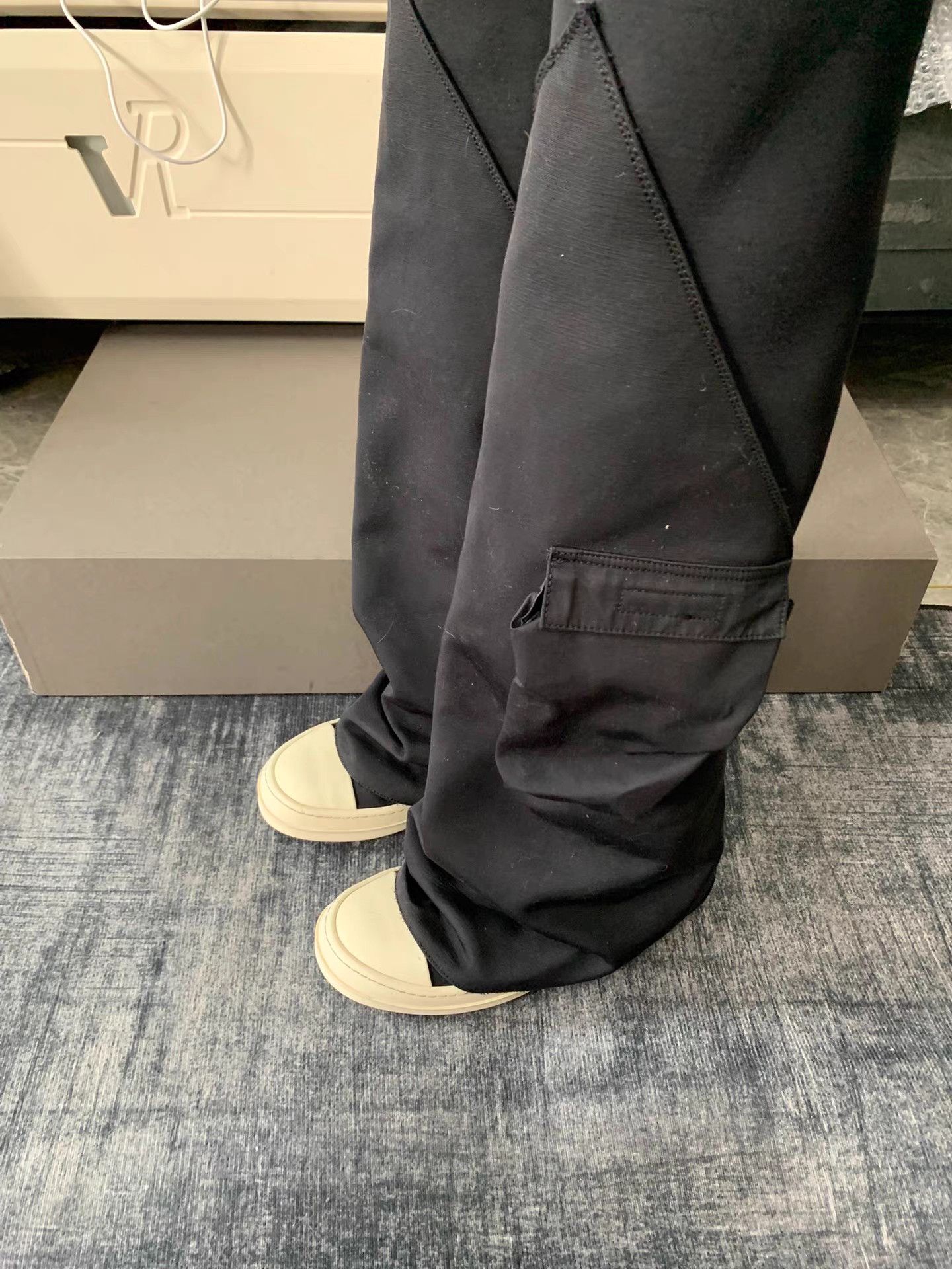 Rick Owens Rick Owens Cargo Pocket Pants Boots Size US 8 / IT 38 - 1 Thumbnail