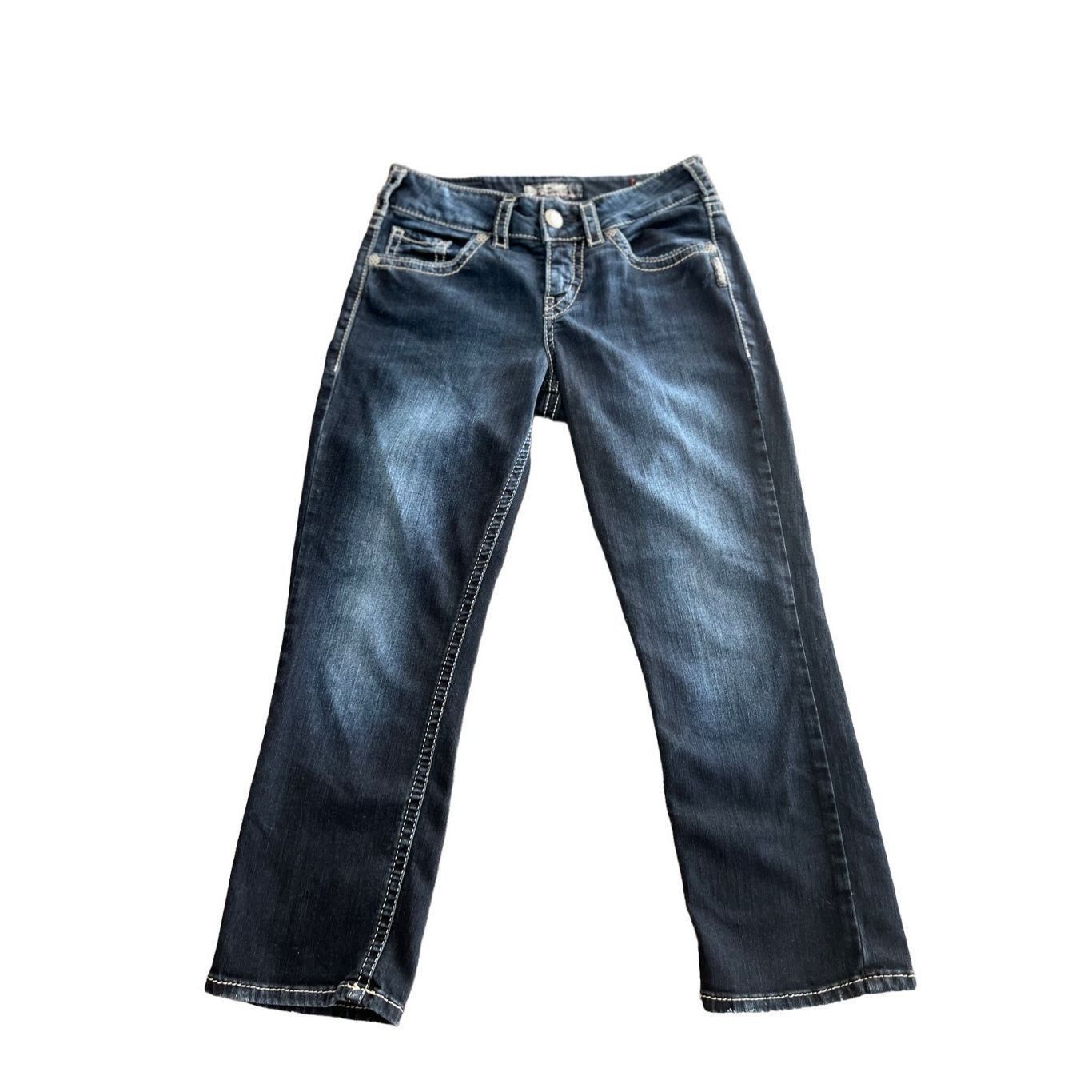 Silver Jeans Co. Silver Jean Co. Denim Suki mid Capri jean size 28x23 Size 28" / US 6 / IT 42 - 1 Thumbnail