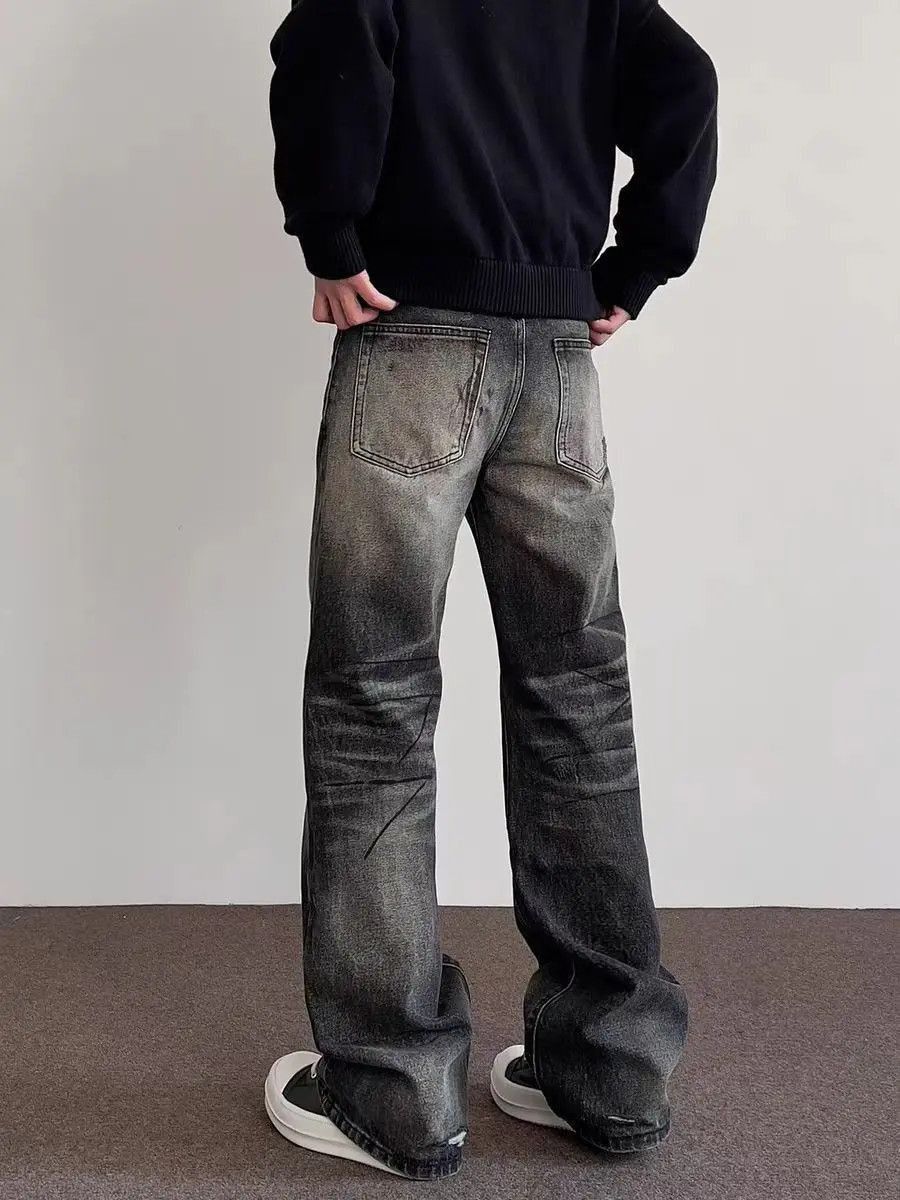 Japanese Brand High Street Vintage Ripped Black Jeans Size US 32 / EU 48 - 5 Thumbnail