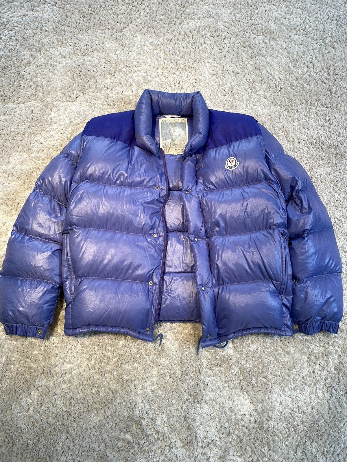 Moncler × Moncler Grenoble × Vintage 🩵 Moncler Grenoble Baby Blue Rare Puffer Jacket Vintage S.3 Size US L / EU 52-54 / 3 - 3 Thumbnail