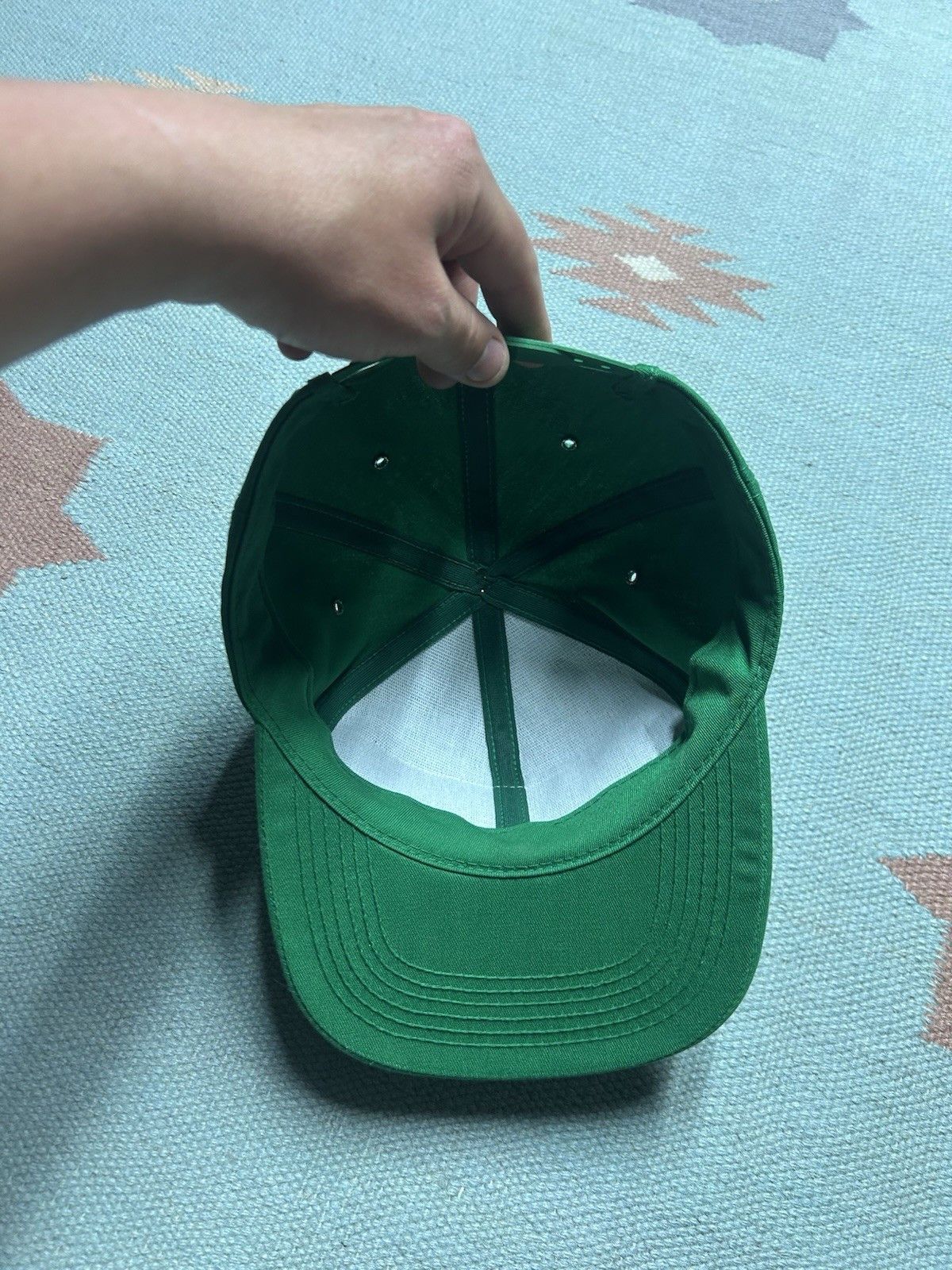Vintage Vtg k products hat John Deere Michigan patch made USA farm Size ONE SIZE - 5 Thumbnail