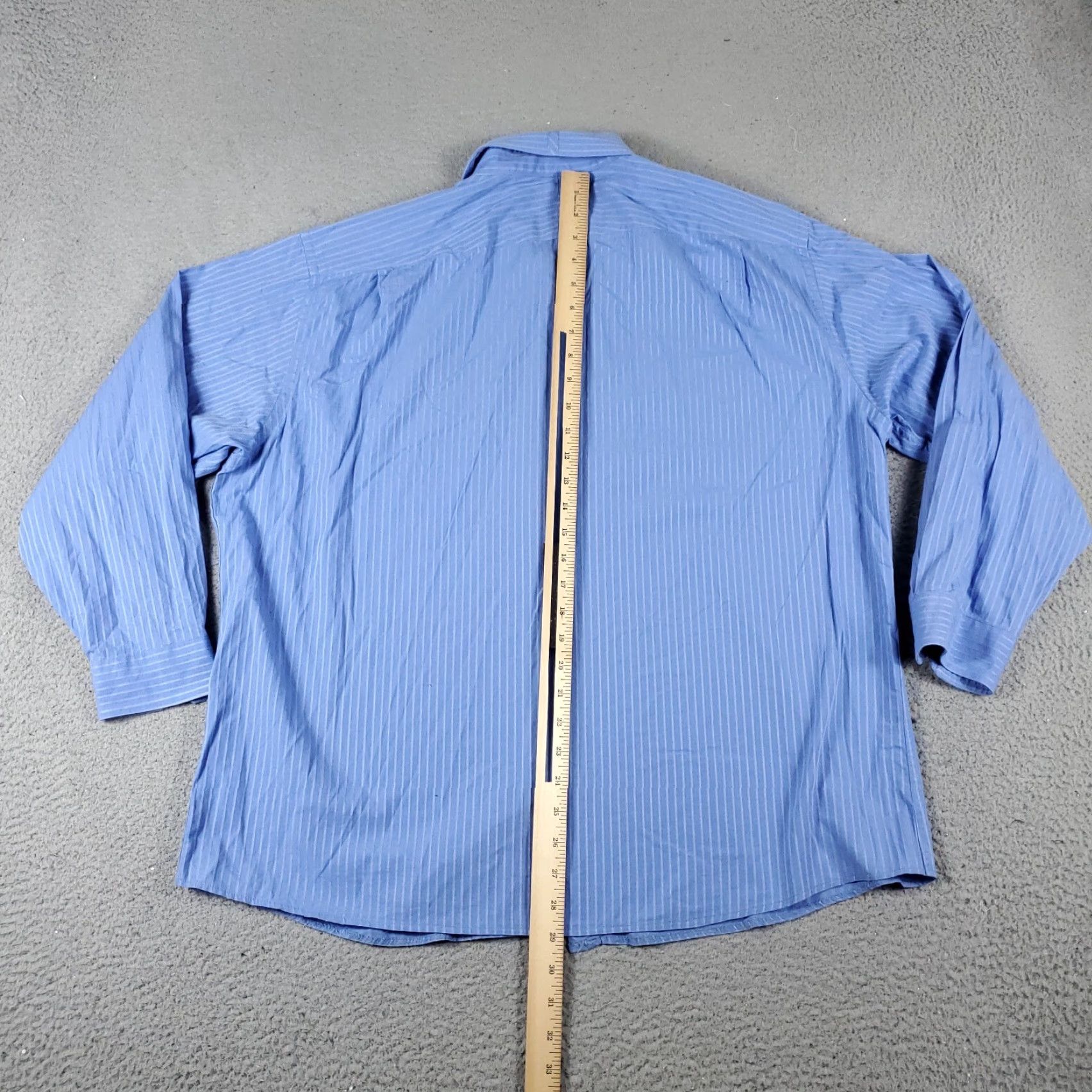 Ben Sherman Ben Sherman Shirt Mens XL Blue Striped Button-Up Long Sleeve Size US XL / EU 56 / 4 - 3 Thumbnail