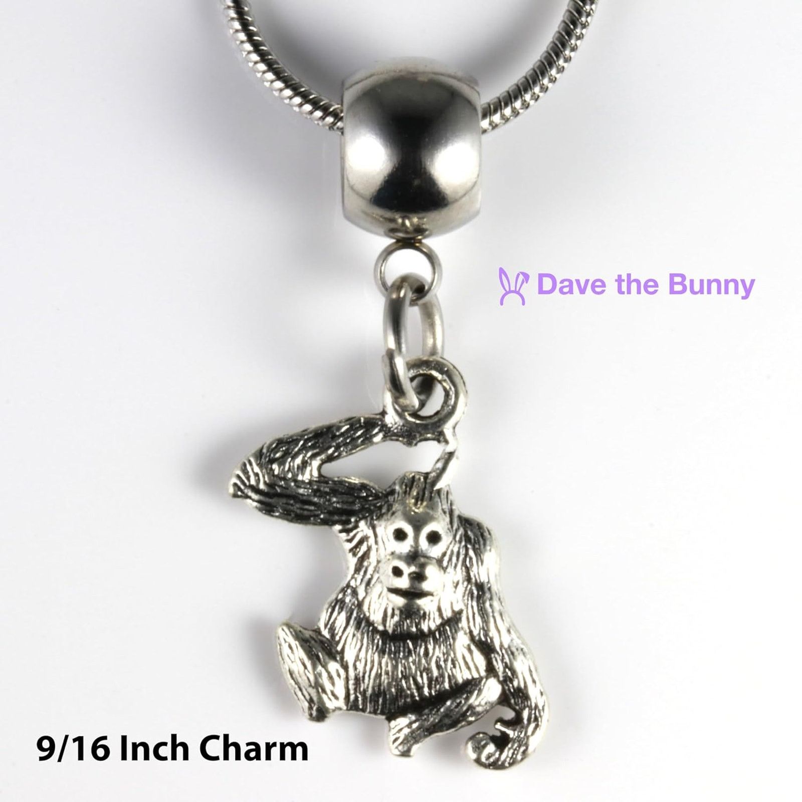 & Other Stories Orangatang Necklace - Funky Monkey Animal Jewelry Size ONE SIZE - 2 Thumbnail