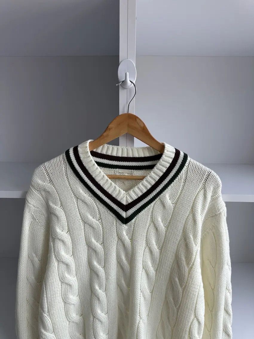 Japanese Brand Vintage GU Japanese Heavy Knitted Beige Sweater Size US S / EU 44-46 / 1 - 4 Thumbnail