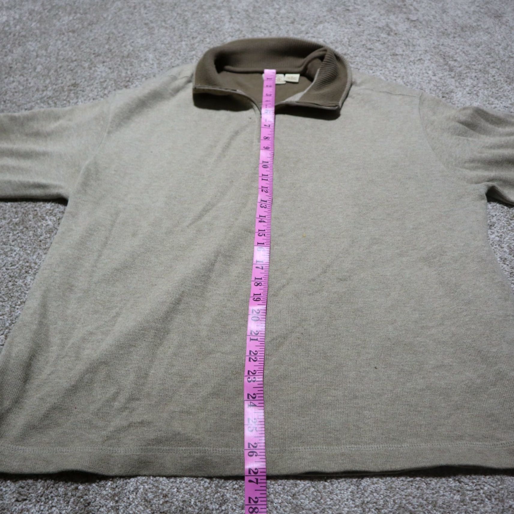 Jos. A. Bank VINTAGE Jos. A. Bank Jacket Brown Winter 1/4 Zip Front Coat Men's Size M Medium Size US M / EU 48-50 / 2 - 5 Thumbnail