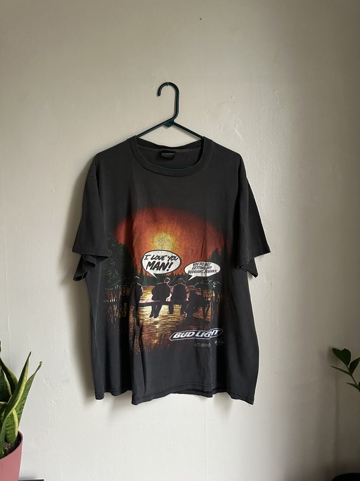 Other Vintage 1996 Bud Light “I Love You Man!” Graphic Tee Size US XL / EU 56 / 4 - 1 Thumbnail