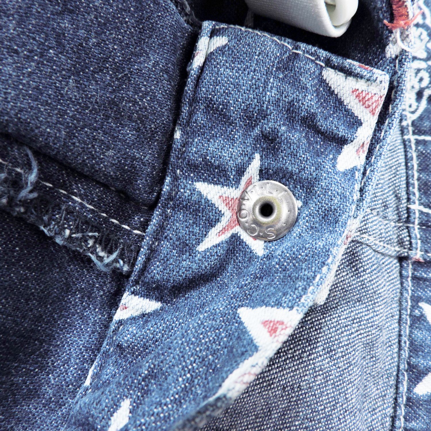 Angel Blue ANGEL BLUE STARS ‘LET’S SHOWER TIME’ DENIM MINI SKIRTS Size 27" / US 4 / IT 40 - 9 Thumbnail