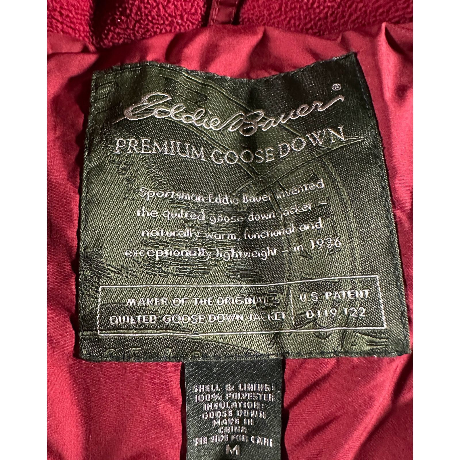 Eddie Bauer Eddie Bauer Quilted Premium Goose Down Puffer Vest Mens Red Size US M / EU 48-50 / 2 - 7 Thumbnail