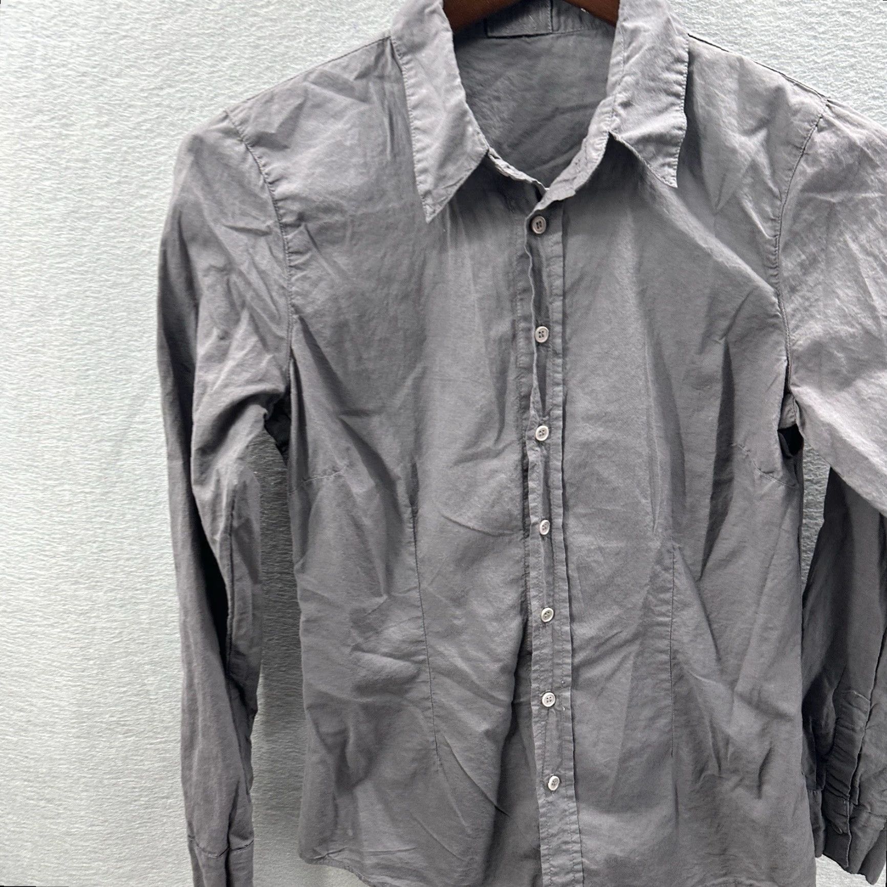 Vintage Vintage CP Shades Blouse Women's Small Button-Front Cottagecore Brown Long Sleeve Top Size S / US 4 / IT 40 - 4 Thumbnail