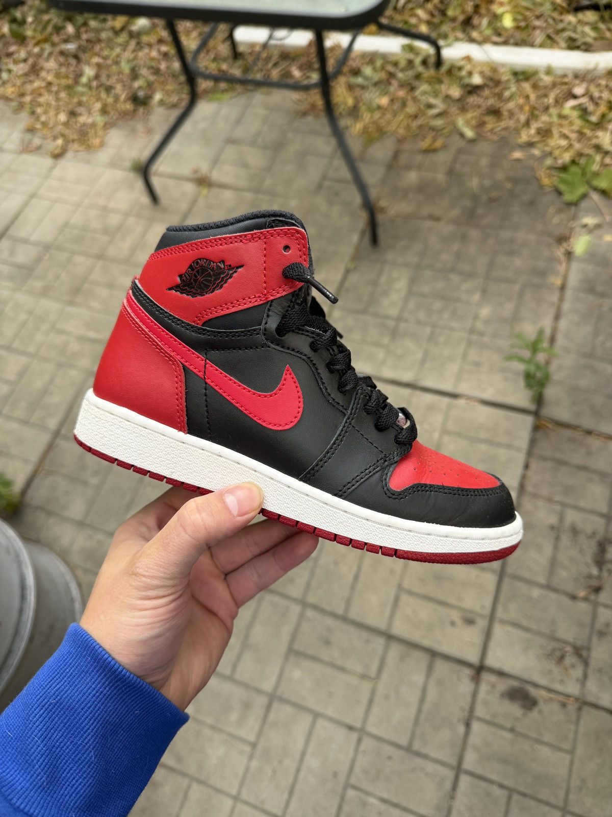 Jordan Brand Jordan 1 Retro High Banned Bred 2016 Size US 5 / IT 35 - 8 Thumbnail