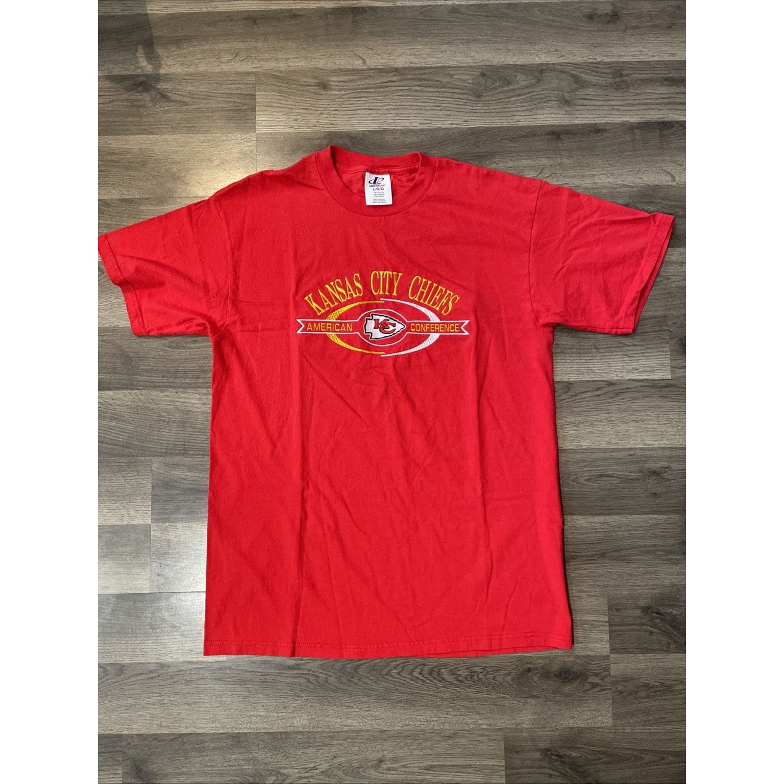 Other Vintage Kansas City Chiefs Shirt Logo Athletic Cotton 90s Size US L / EU 52-54 / 3 - 2 Thumbnail