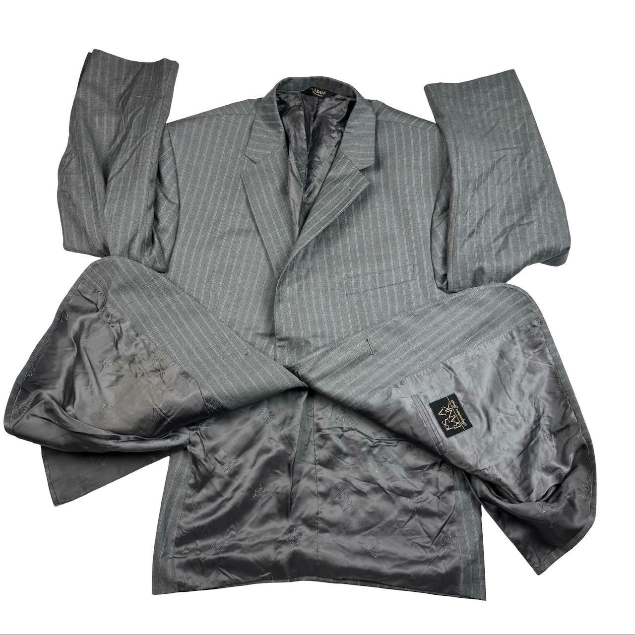 Jos. A. Bank Jos A Bank Men's Cotton Wool Tailored Fit 2-Button Blazer Gr Size 48R - 3 Thumbnail