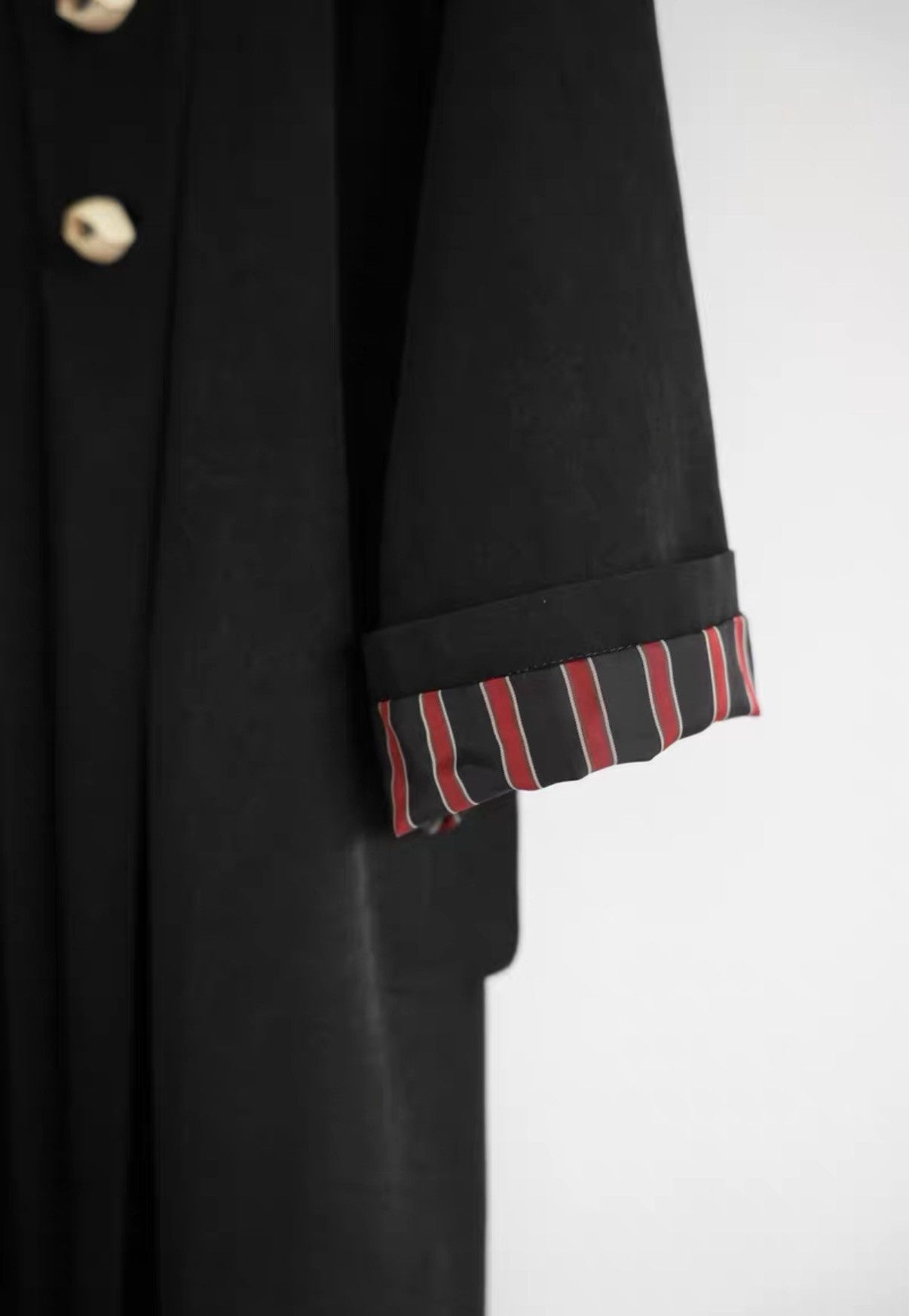Yohji Yamamoto Yohji Yamamoto 21ss Eyeball Red Collar Napoleon Coat K4 Size US M / EU 48-50 / 2 - 7 Thumbnail