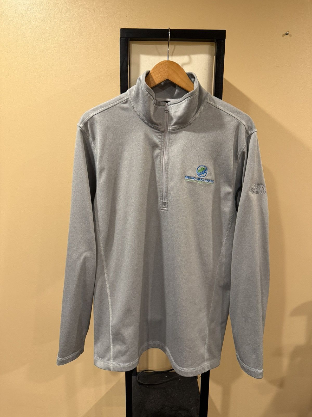 The North Face The North Face Quarter Zip Grey Light Sweatshirt Jacket Size US L / EU 52-54 / 3 - 2 Thumbnail