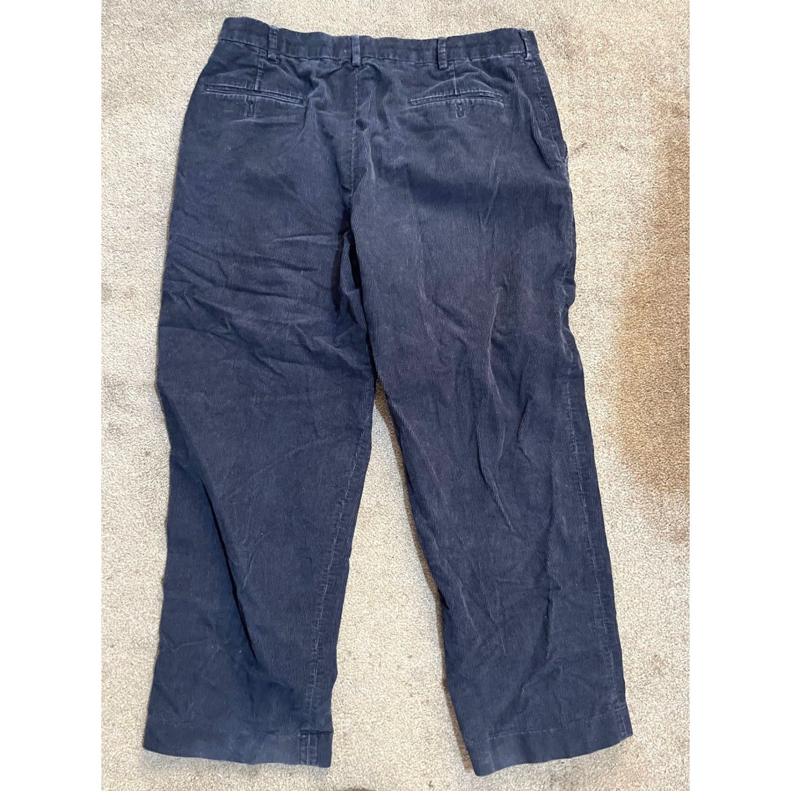Lands' End Lands End Corduroy Pants Mens 36 waist traditional fit Blue 36x28 Size US 36 / EU 52 - 4 Thumbnail