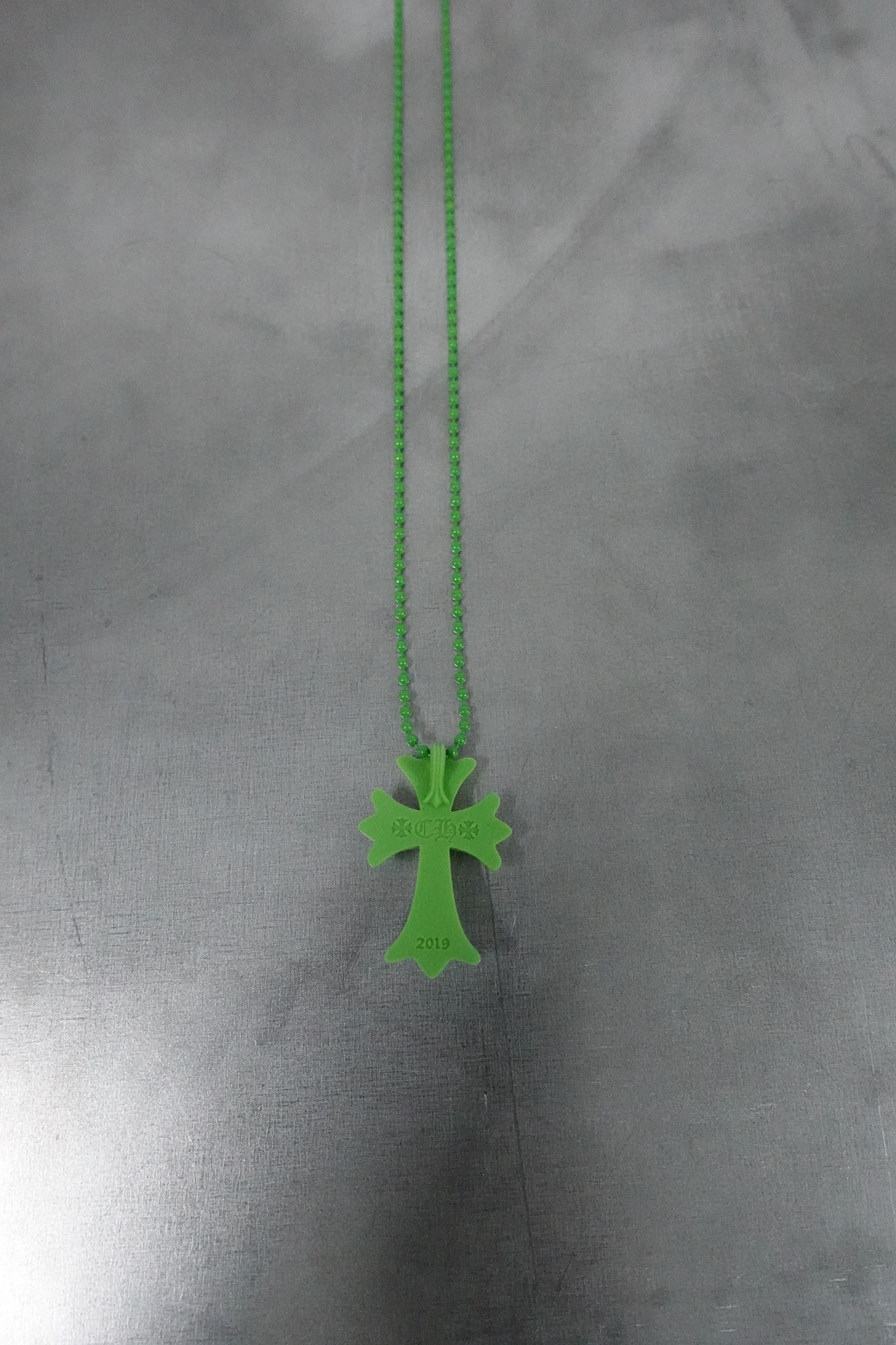 Chrome Hearts CHROME HEARTS SILICHROME NECKLACE GREEN Size ONE SIZE - 3 Thumbnail