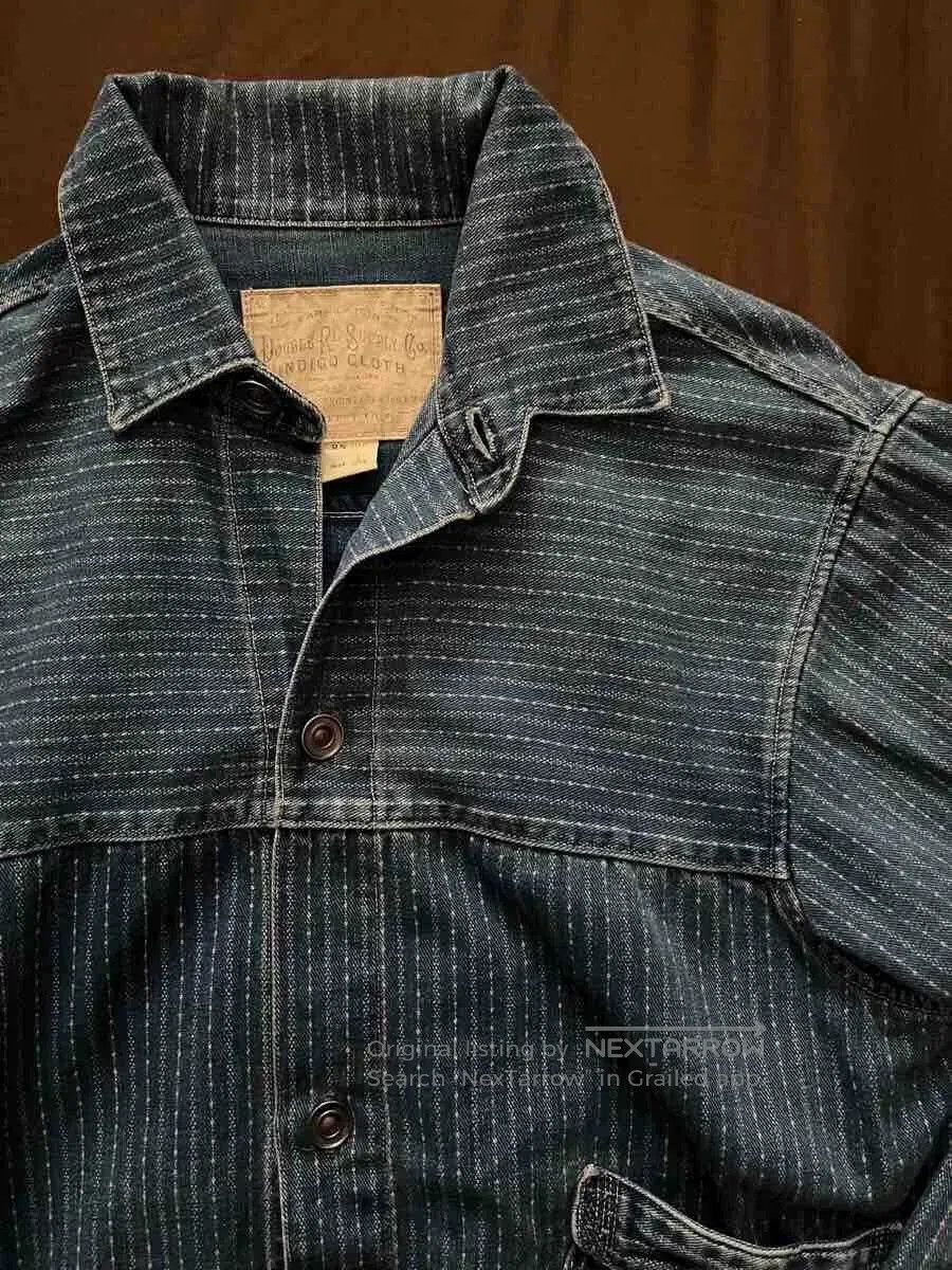 RRL Ralph Lauren RRL Blue Western Denim Jacket S. Size US S / EU 44-46 / 1 - 2 Thumbnail