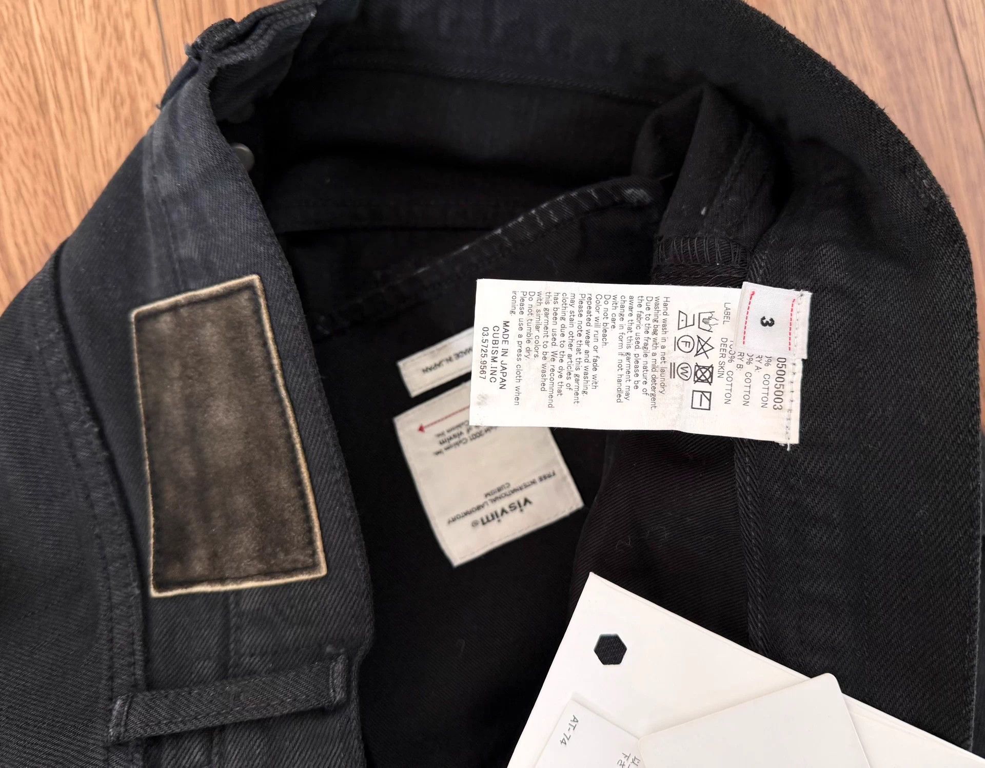 Visvim VISVIM SPOT JOURNEYMAN PANTS BLK TACKED CRASH JM 3 Size US 34 / EU 50 - 3 Thumbnail