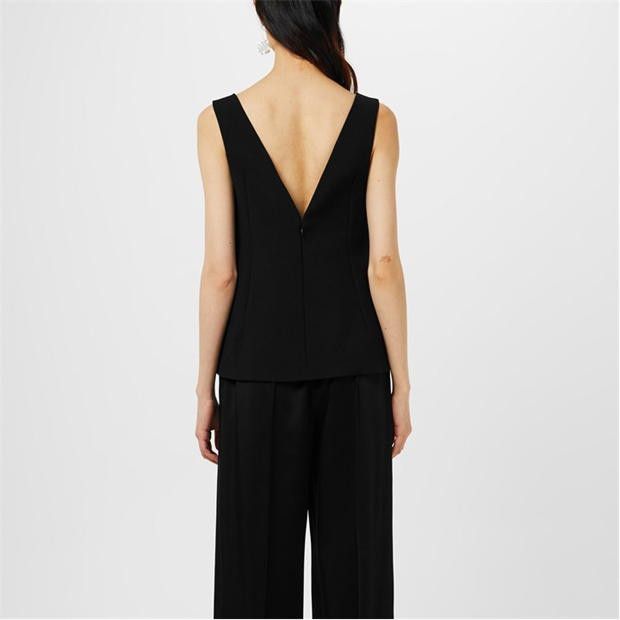 Jil Sander o1g2r1mq1024 Tank Tops in Black Size XS / US 0-2 / IT 36-38 - 6 Thumbnail