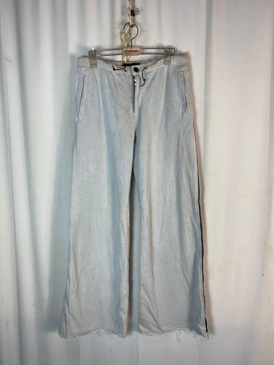 Attachment × Designer × Japanese Brand Unisex🔥 vintage attachment distressed baggy pants Size US 31 - 20 Thumbnail