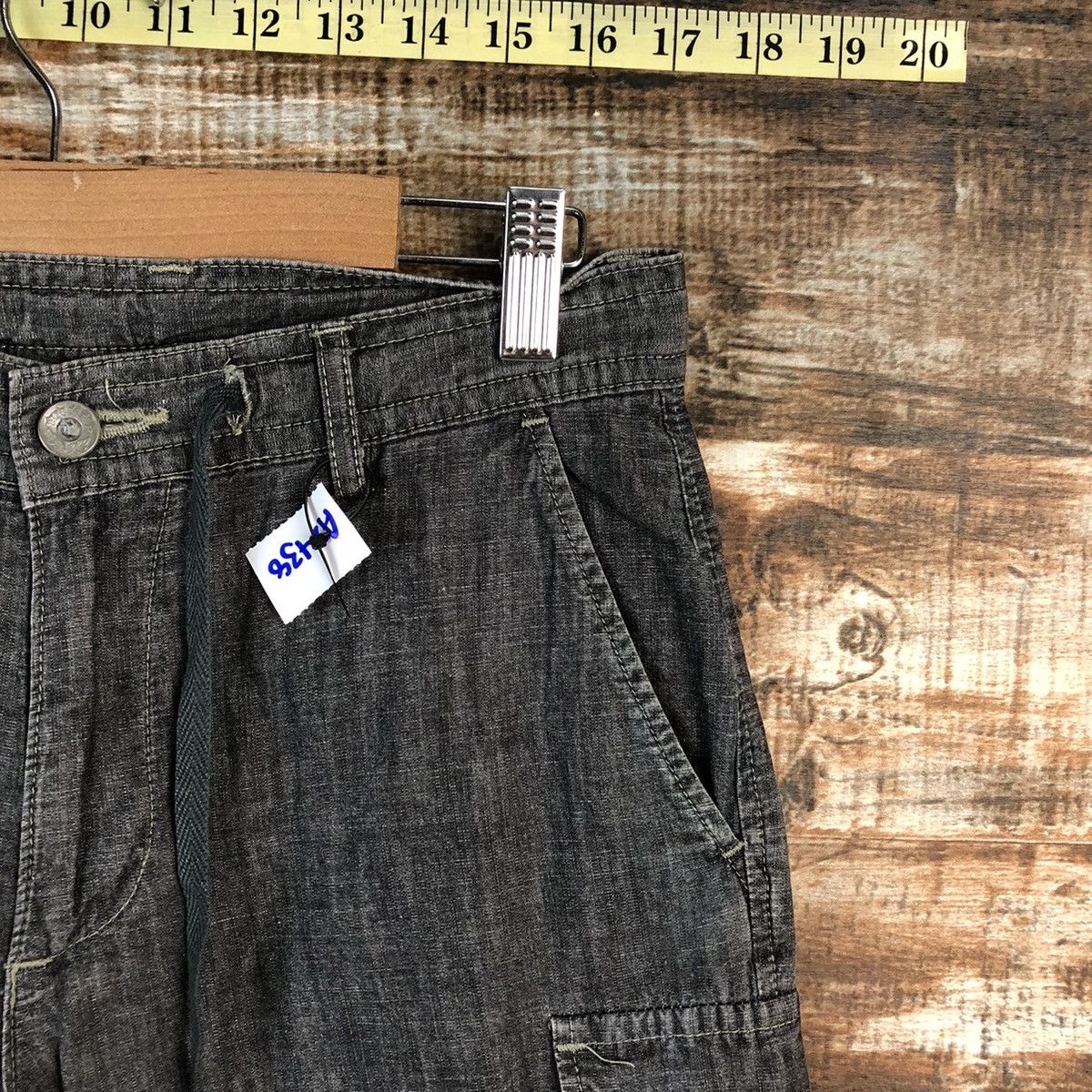 Japanese Brand Et Boite Grey Cargo utility Multipocket Pants #A2438 Size 27" / US 4 / IT 40 - 8 Thumbnail