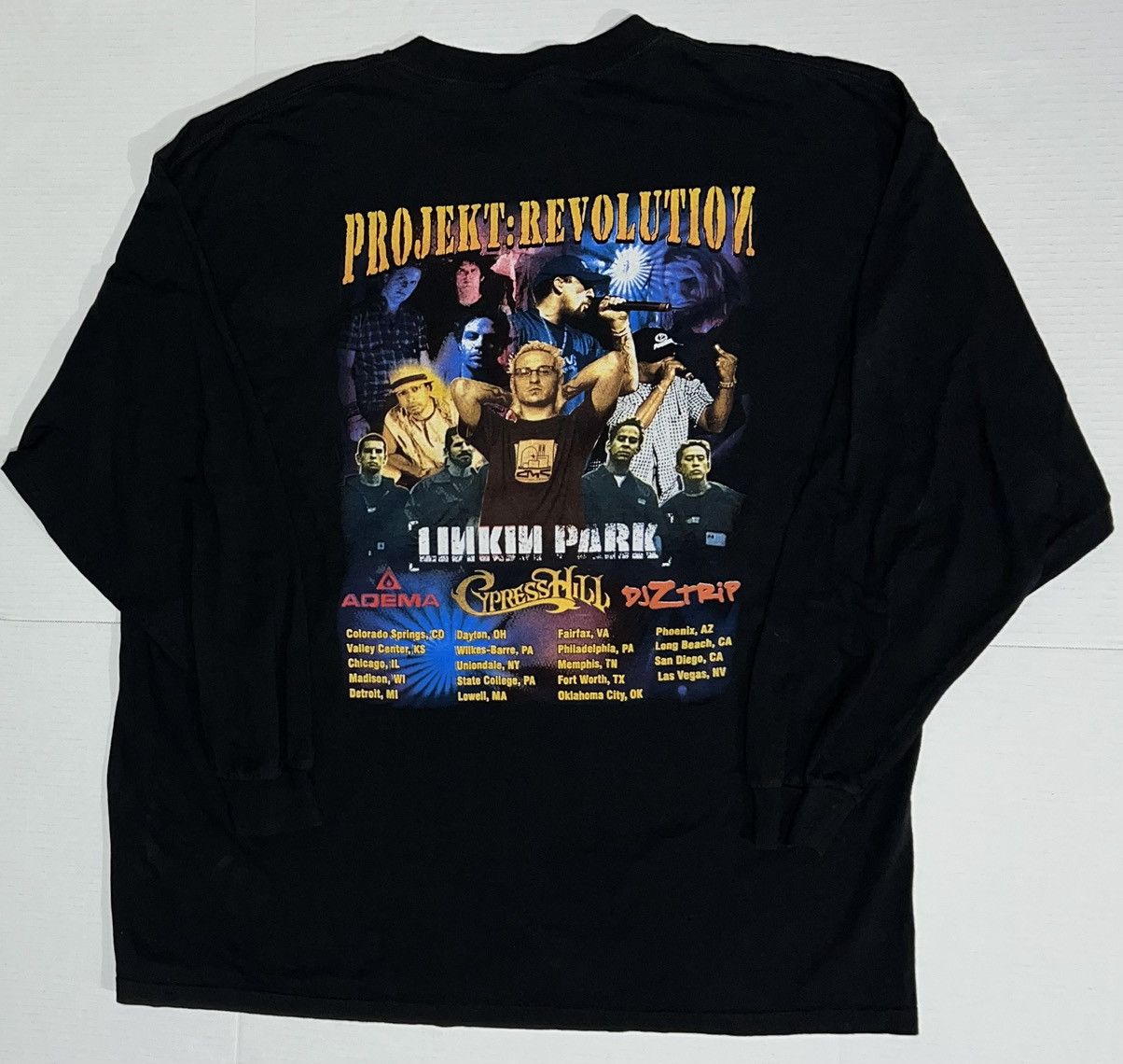 Vintage Vintage 02 Linkin Park Projekt Revolution Cypress Hill Shirt Size US XXL / EU 58 / 5 - 2 Thumbnail