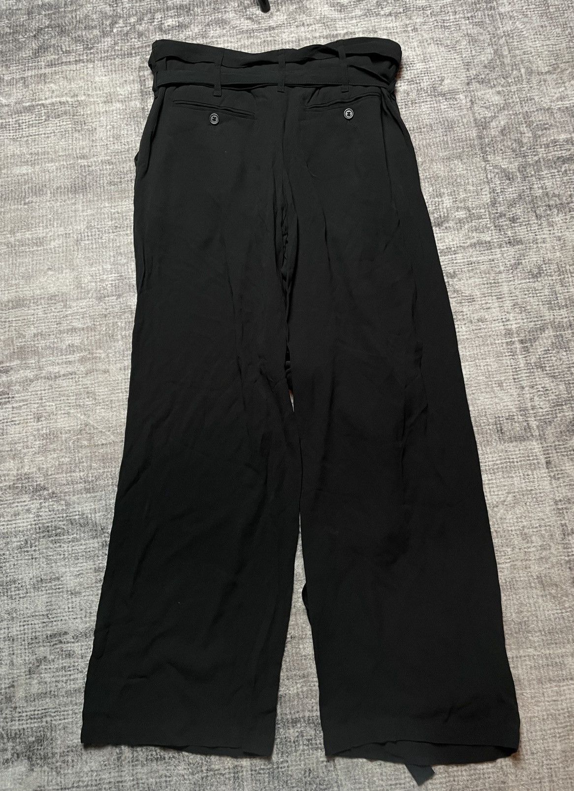 Ann Demeulemeester Ann Demeulemeester Silk Bondage Cargo Pants Size US 30 / EU 46 - 11 Thumbnail