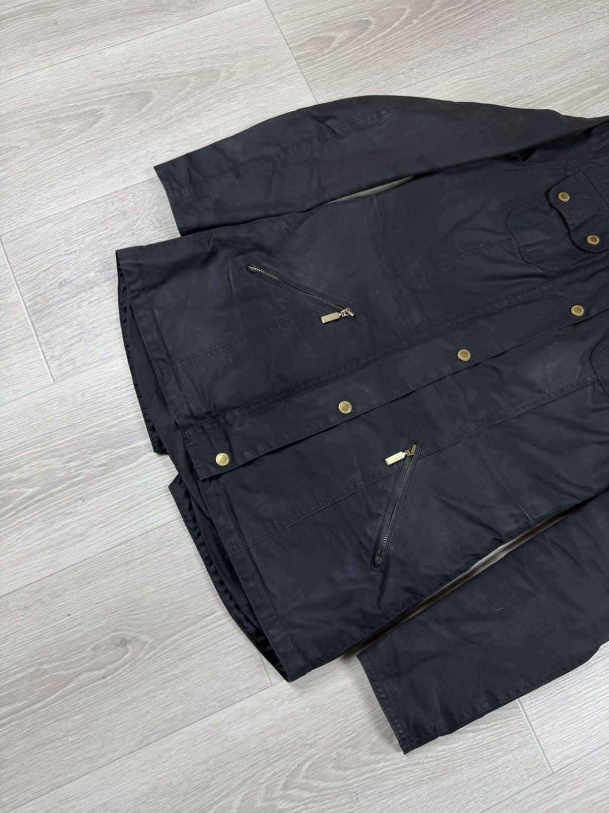 Barbour Barbour International Flywheel Wax Parka Jacket Women Size 8 Size S / US 4 / IT 40 - 5 Thumbnail