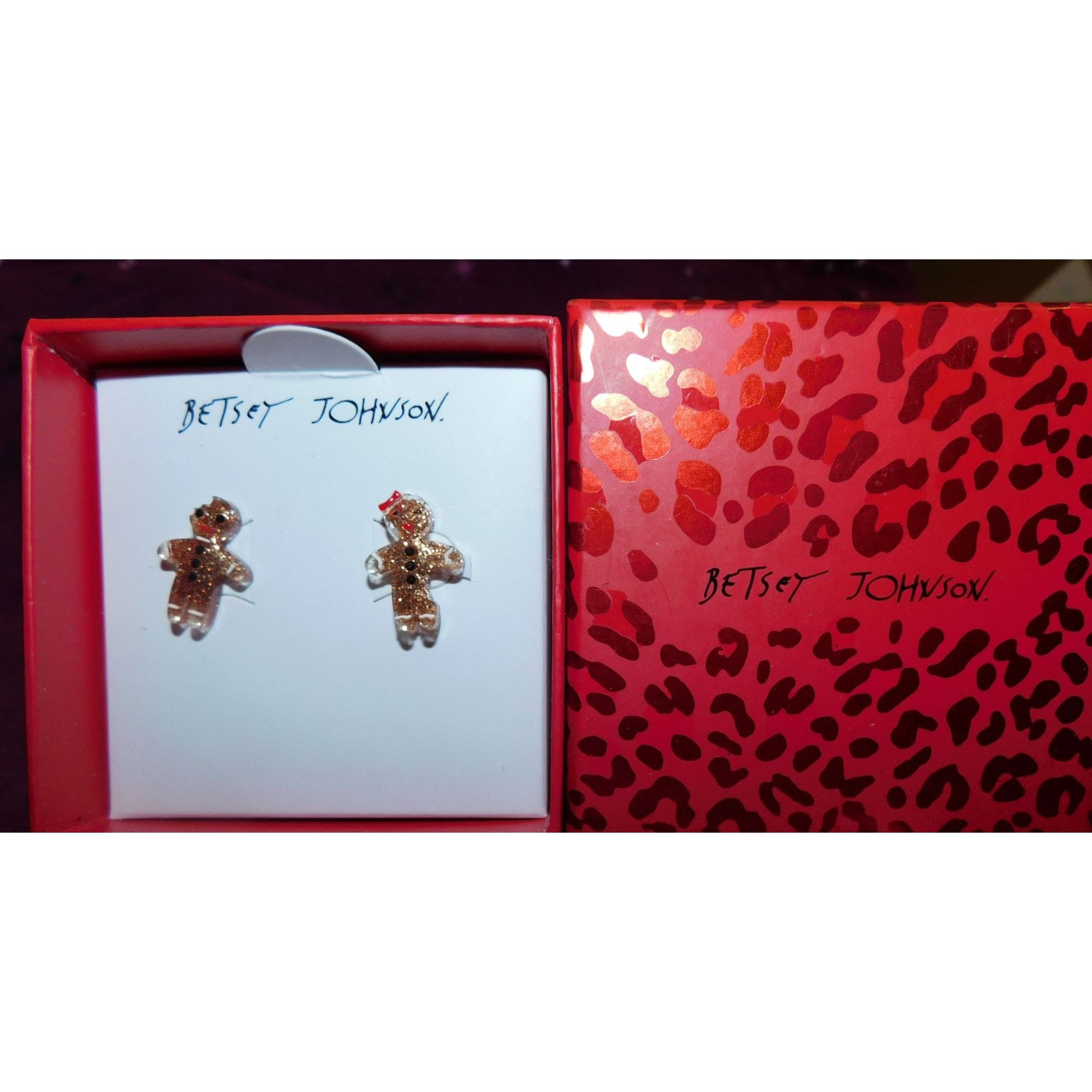 Betsey Johnson Betsey Johnson Gingerbread People Earrings Size ONE SIZE - 6 Thumbnail
