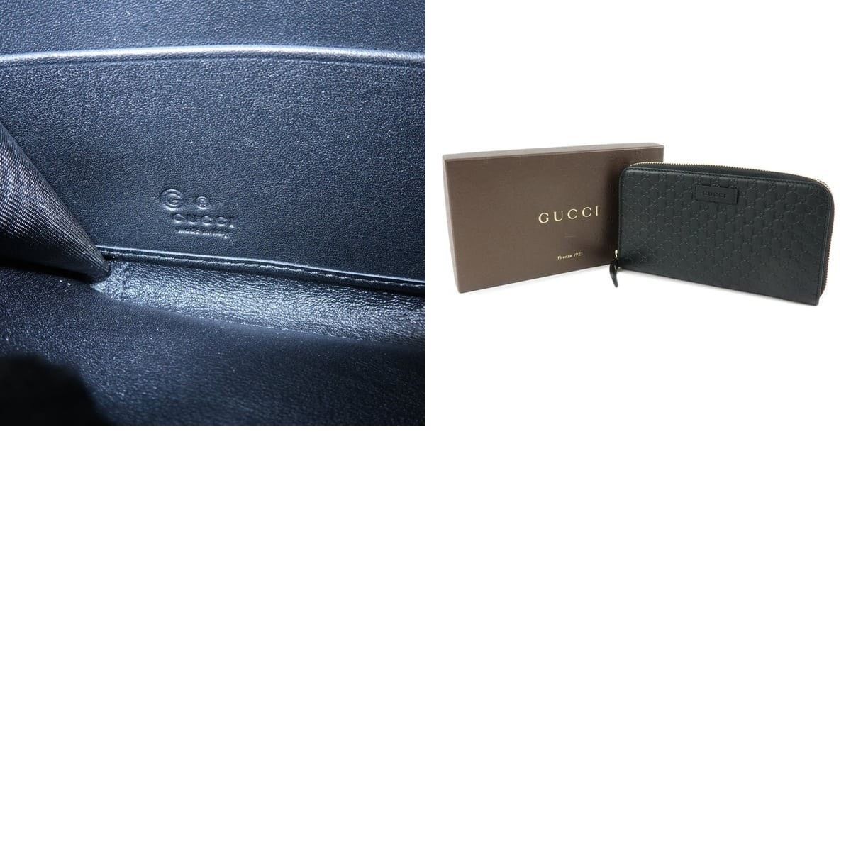 Gucci Gucci Microguccissima Zippy Wallet Calfskin Black Size ONE SIZE - 5 Thumbnail