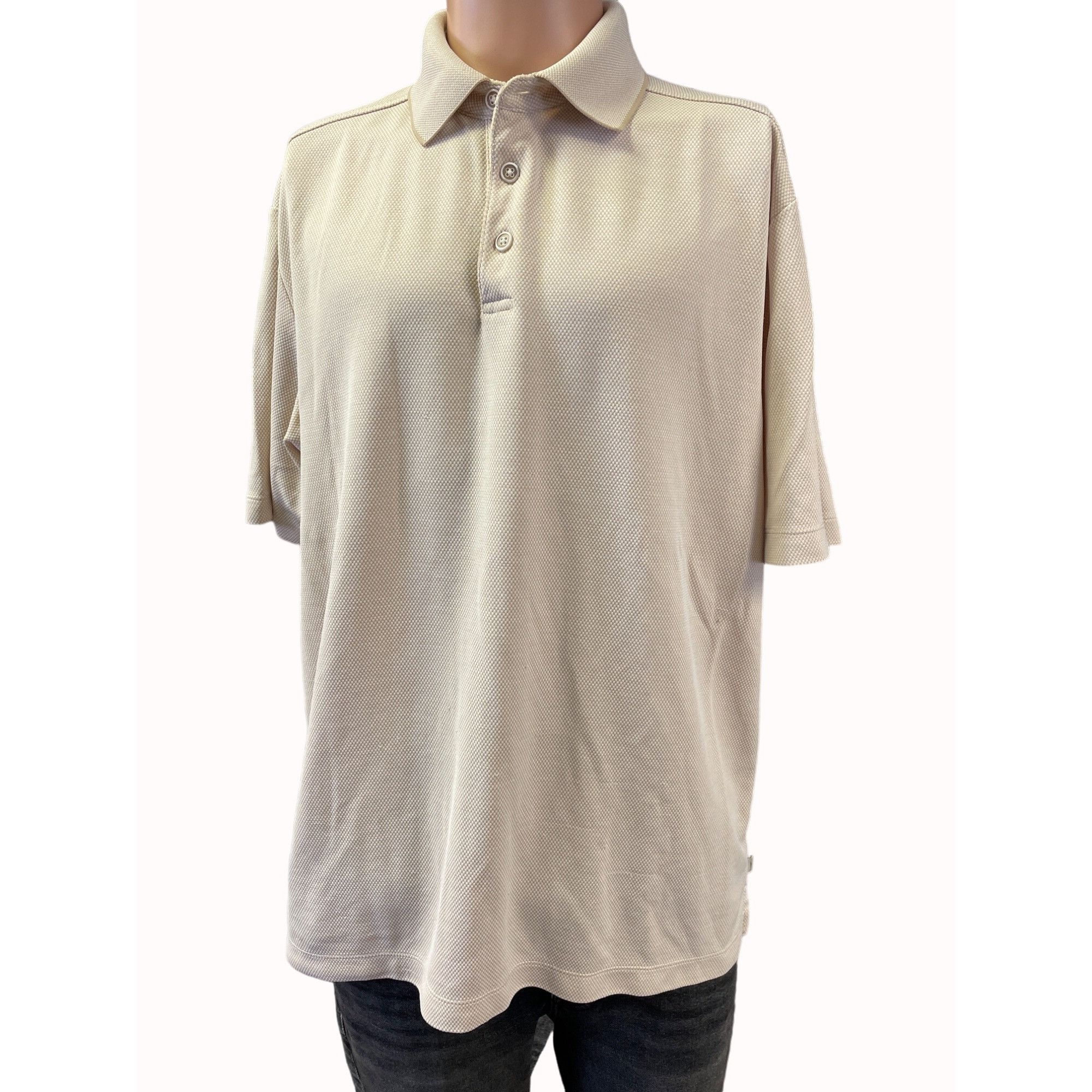 Tommy Bahama Tommy Bahama Men's Tan Polo Shirt Size L SKU 4401 Size US L / EU 52-54 / 3 - 1 Thumbnail