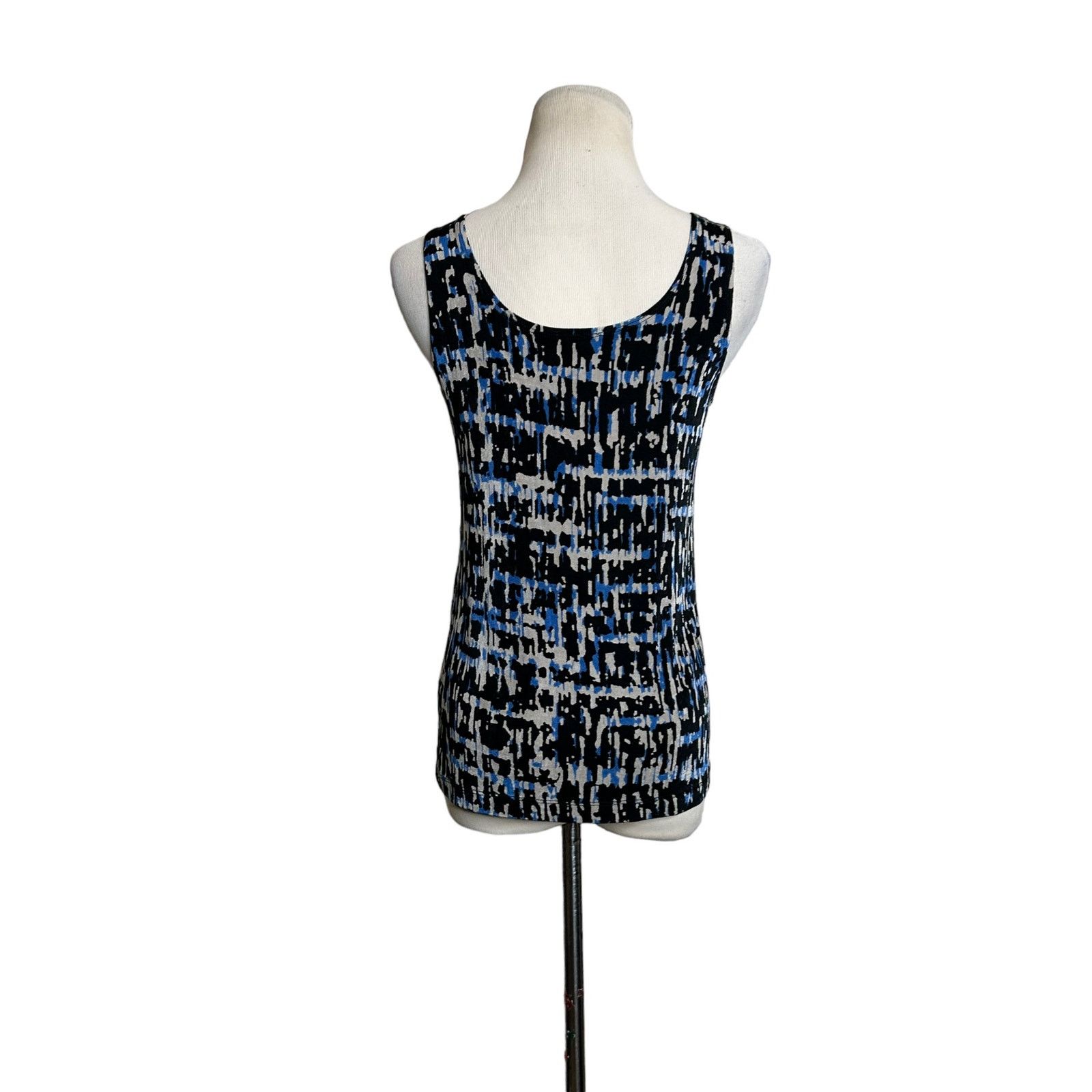 Chicos Chico's Travelers bblack blue tan top size 0 - small Size S / US 4 / IT 40 - 2 Thumbnail