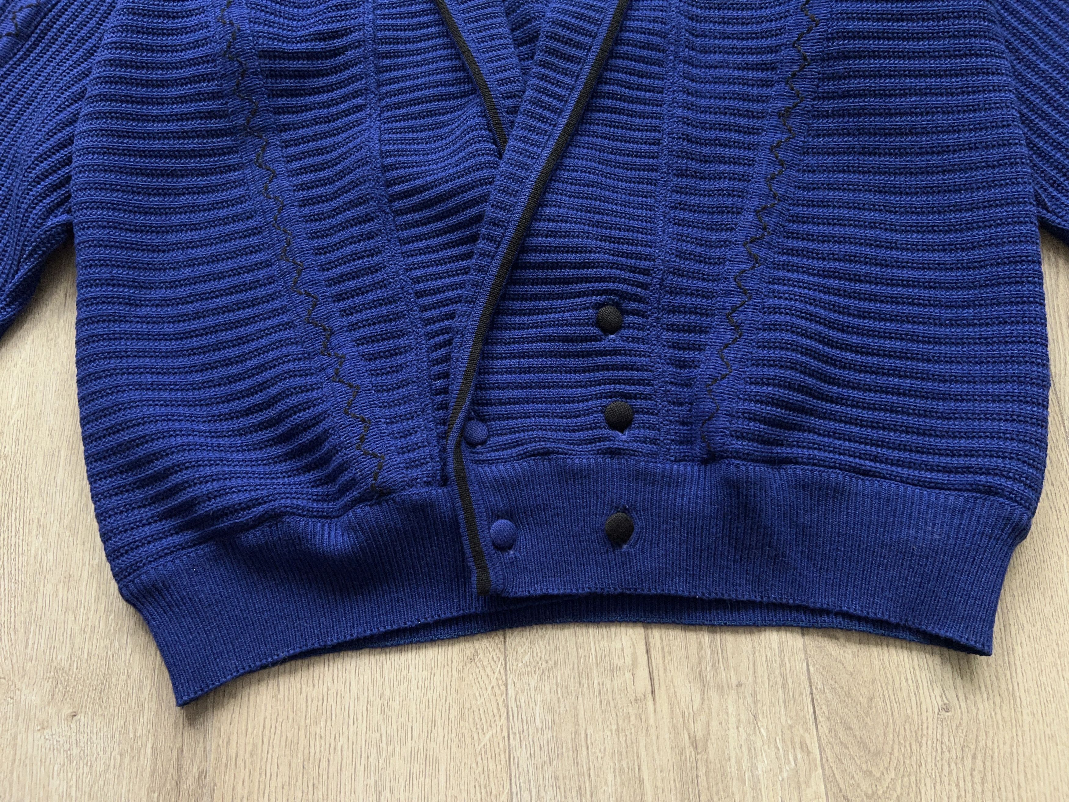 Carlo Colucci × Vintage Mens Carlo Colucci Cardigan Sweater Wool Made in Germany Size US L / EU 52-54 / 3 - 4 Thumbnail