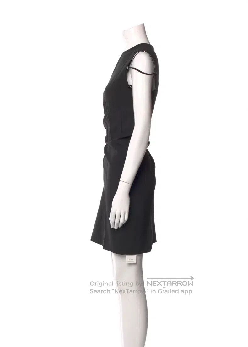 Helmut Lang Helmut Lang Little black dress with bra strap design on sh Size XS / US 0-2 / IT 36-38 - 2 Thumbnail