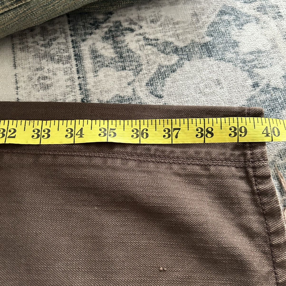 If Six Was Nine Flared Nicole Club Brown Snake Pants Size US 30 / EU 46 - 21 Thumbnail