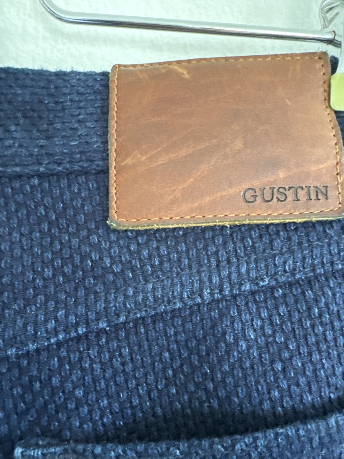 Gustin #341 INDIGO MONSTER SASHIKO 5 POCKET Size US 31 - 2 Thumbnail