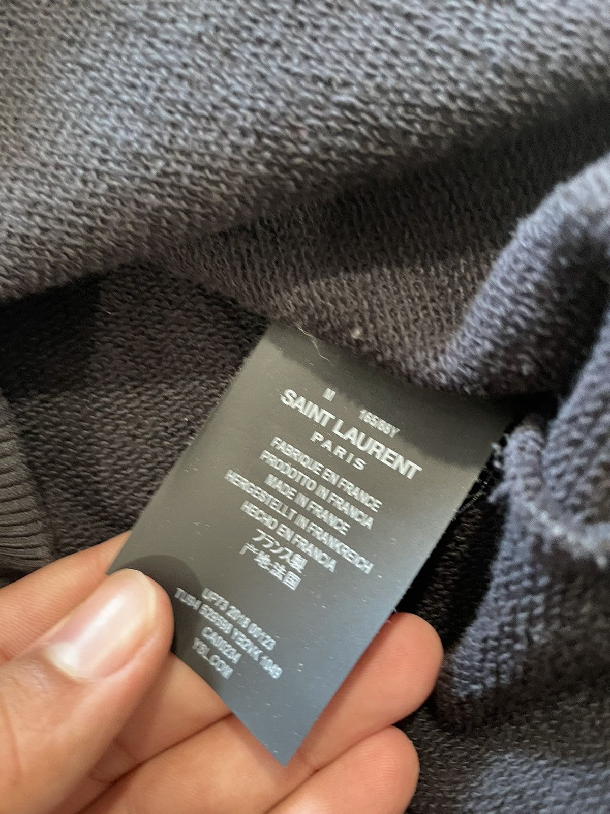 Saint Laurent Paris Saint Laurent 1971 black hoodie Size US M / EU 48-50 / 2 - 4 Thumbnail